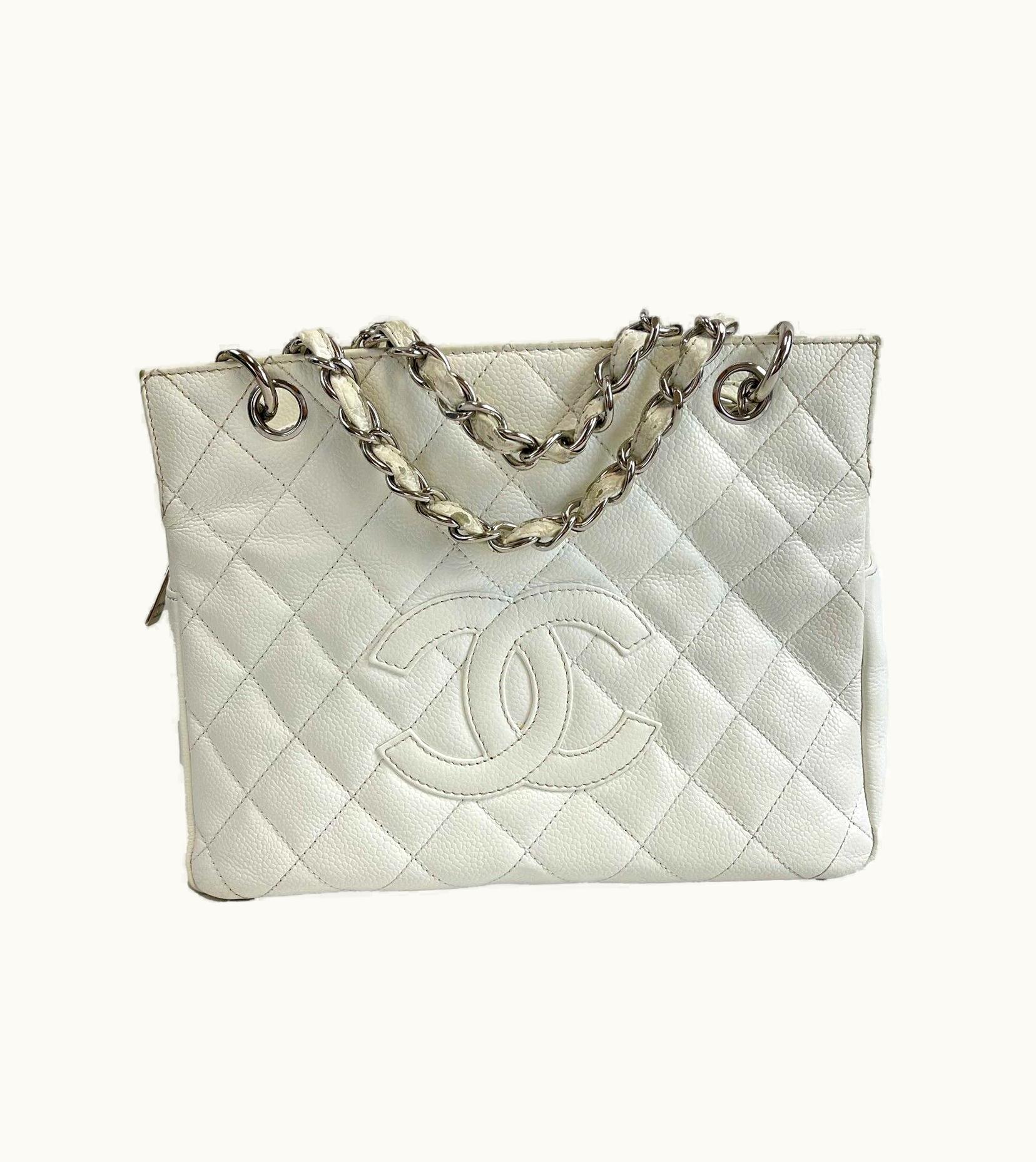 Chanel - Petite Timeless Tote Caviar Quilted CC Medium Tote / Shoulder Bag