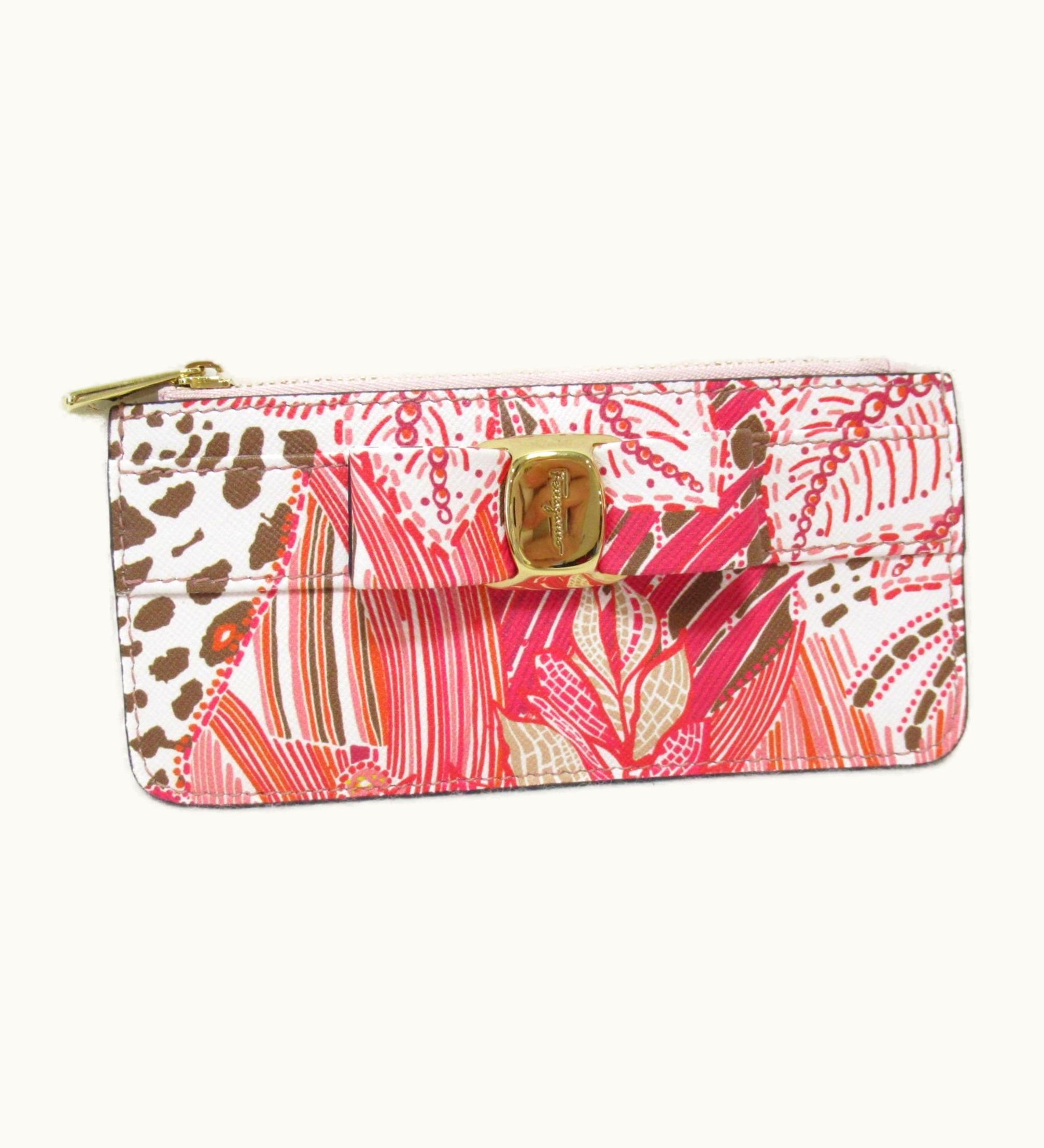 Salvatore Ferragamo Coin Purse Mulch Color Leather