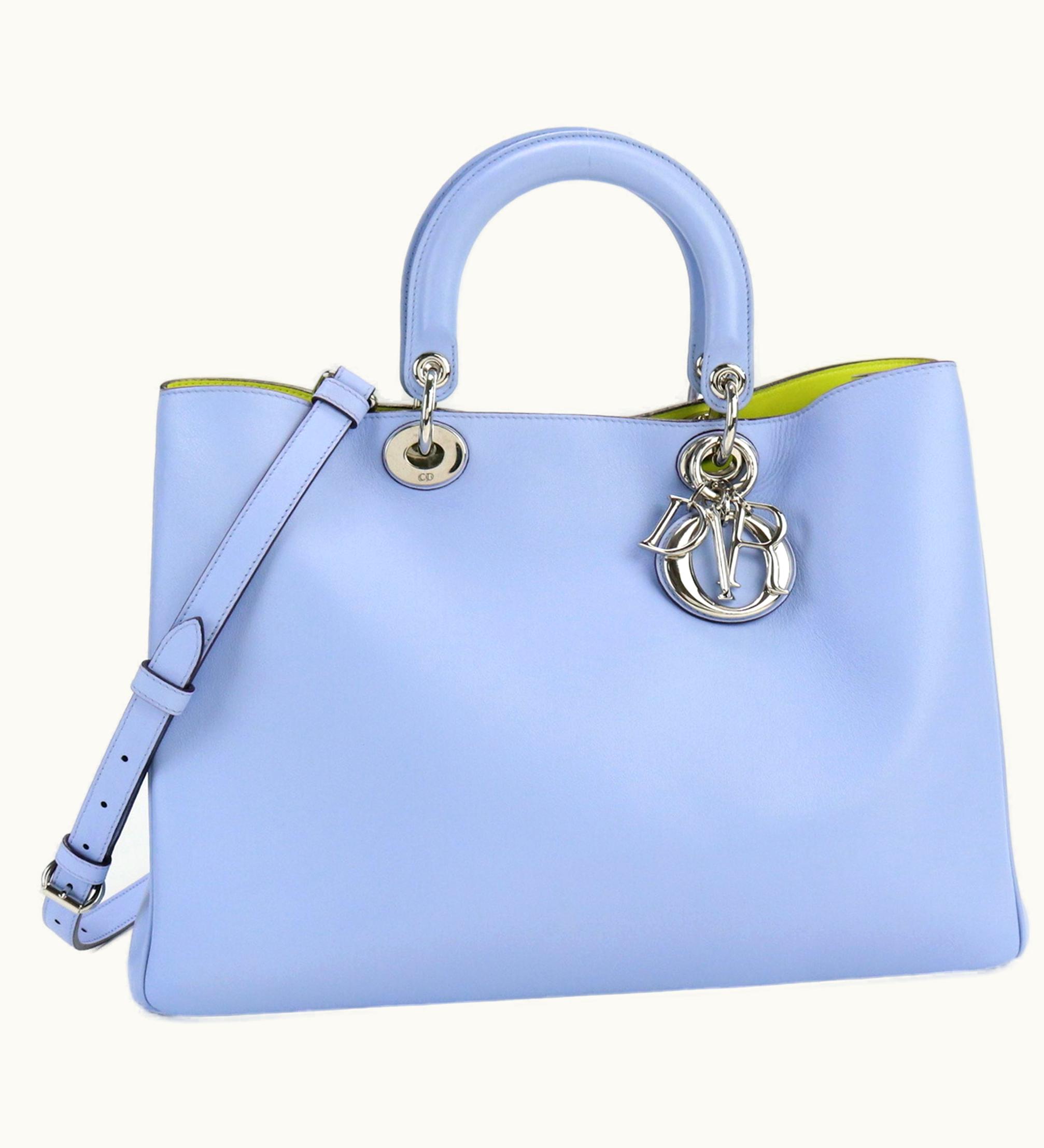 Dior Christian Dior Diorissimo Bag Tote Leather Women's
