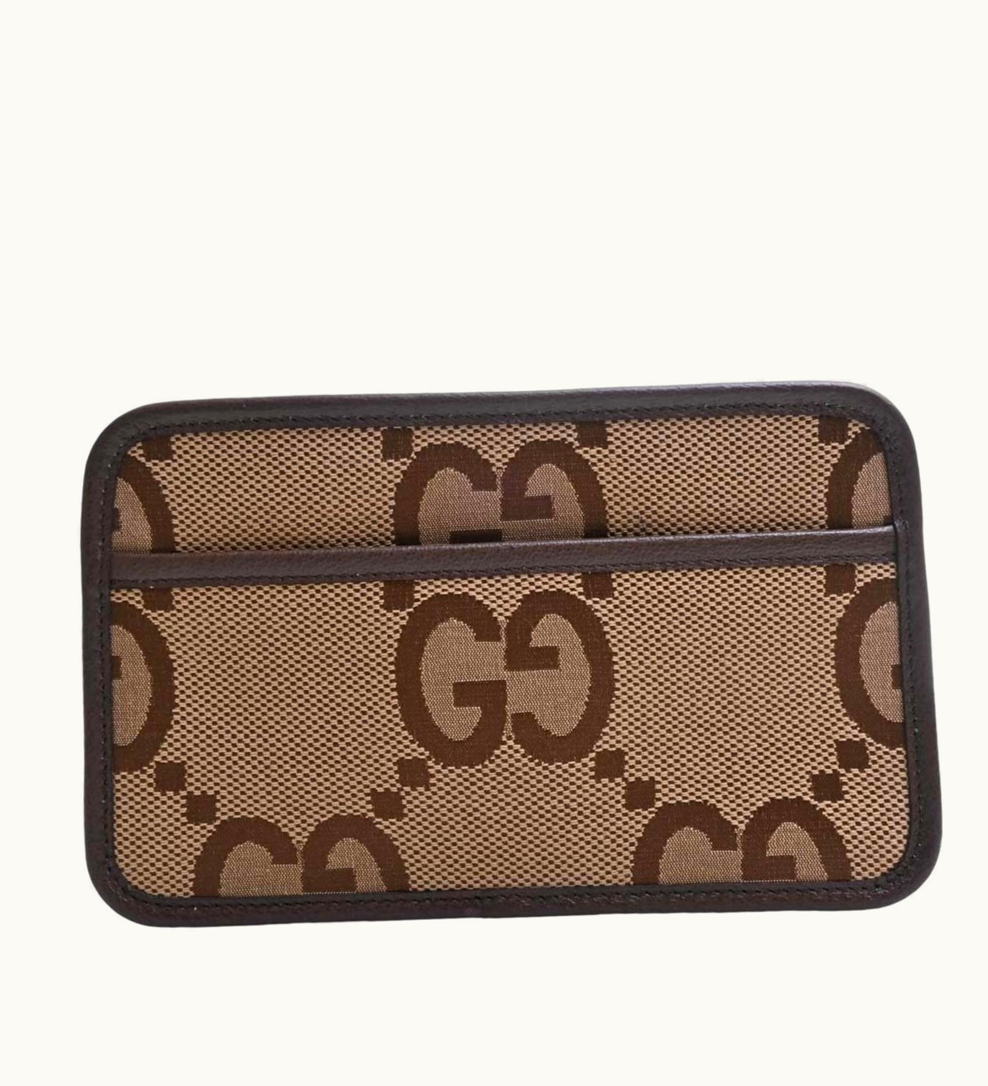 Gucci Jumbo GG Canvas Mini Bag Shoulder 696075 Beige/Brown Women's