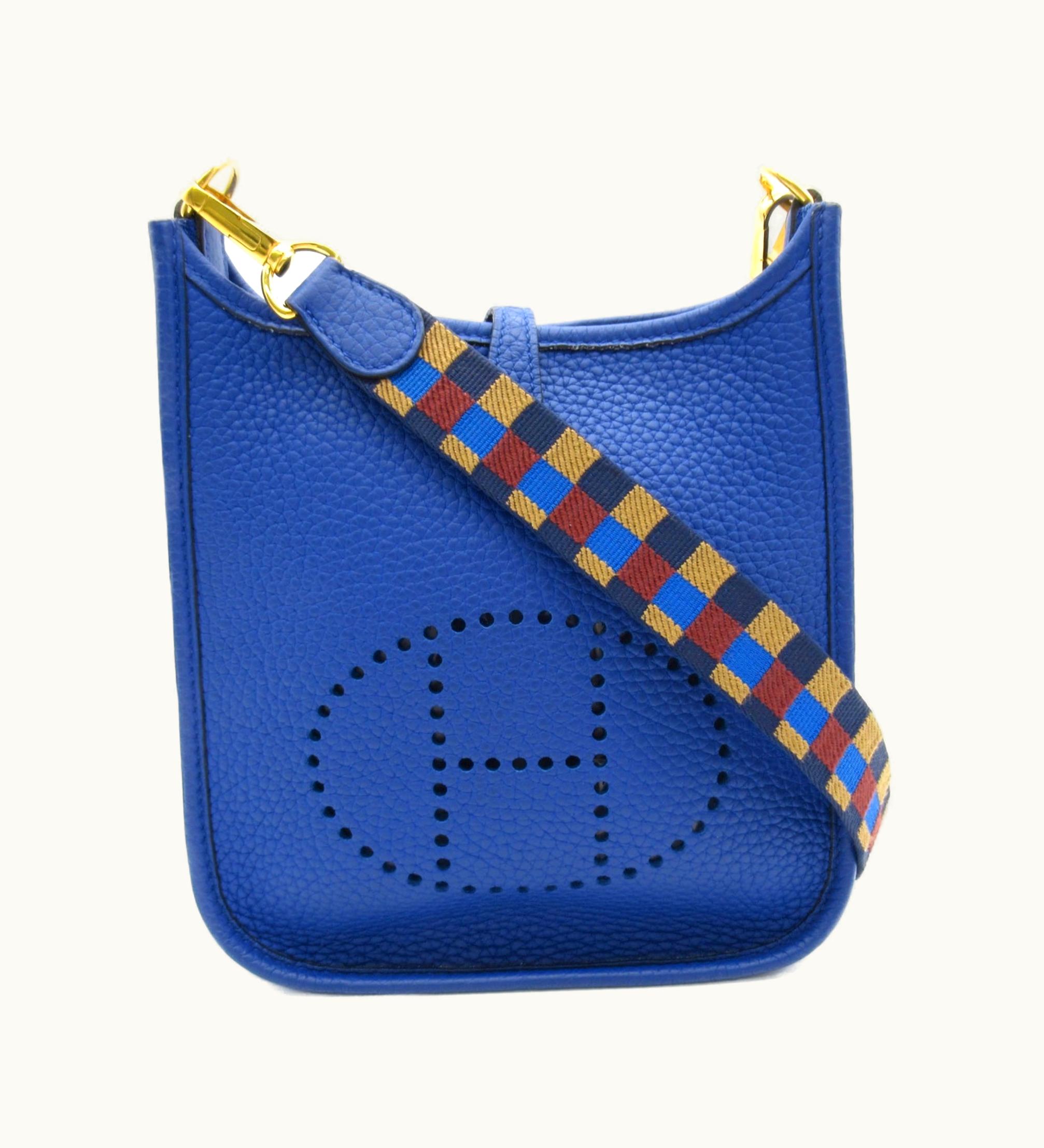 Hermès Evelyne Tpm Blue Royale Blue Blue Royale Taurillon Clemence Leather