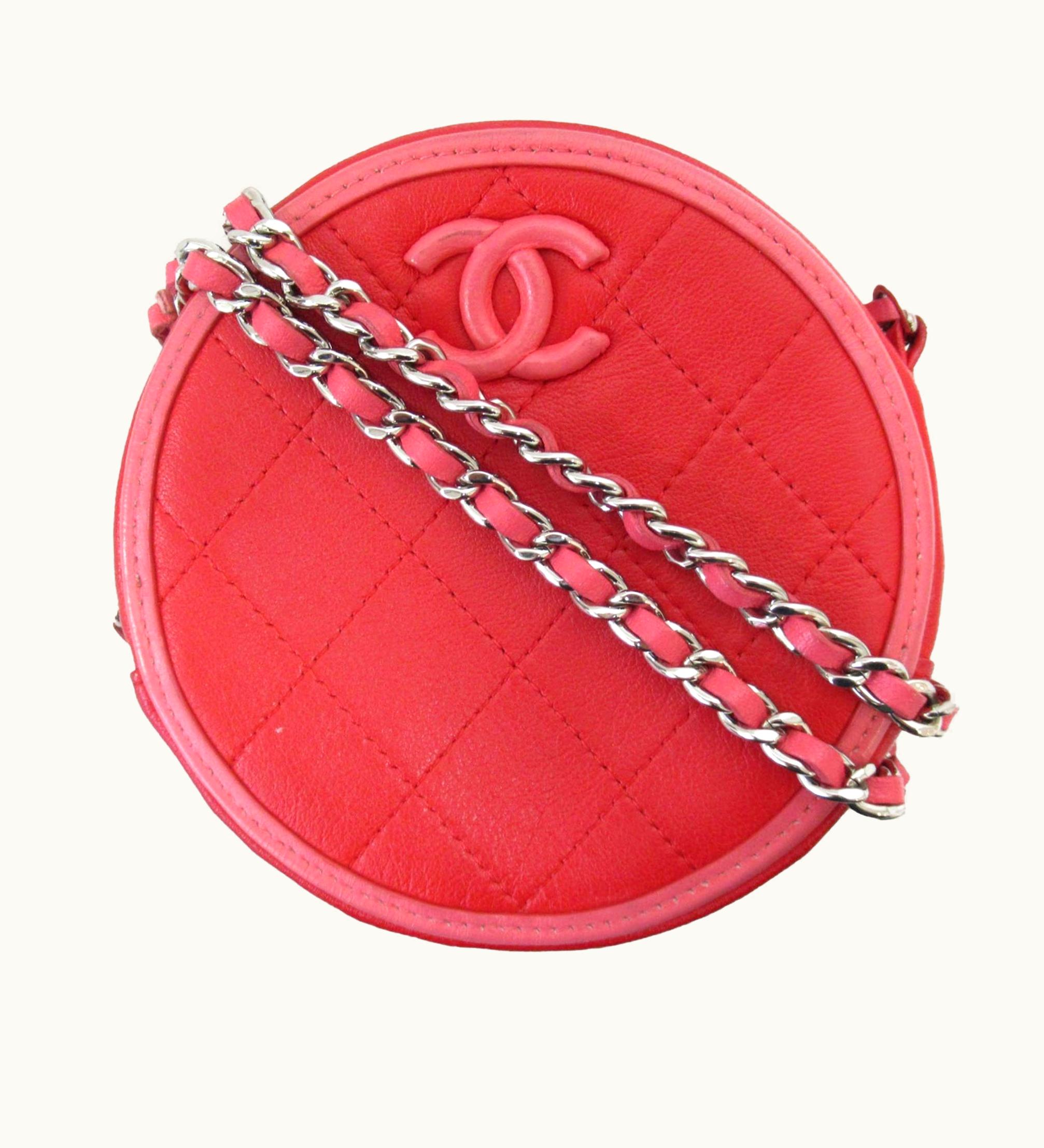 Chanel Color Pop CC Round Crossbody Bag