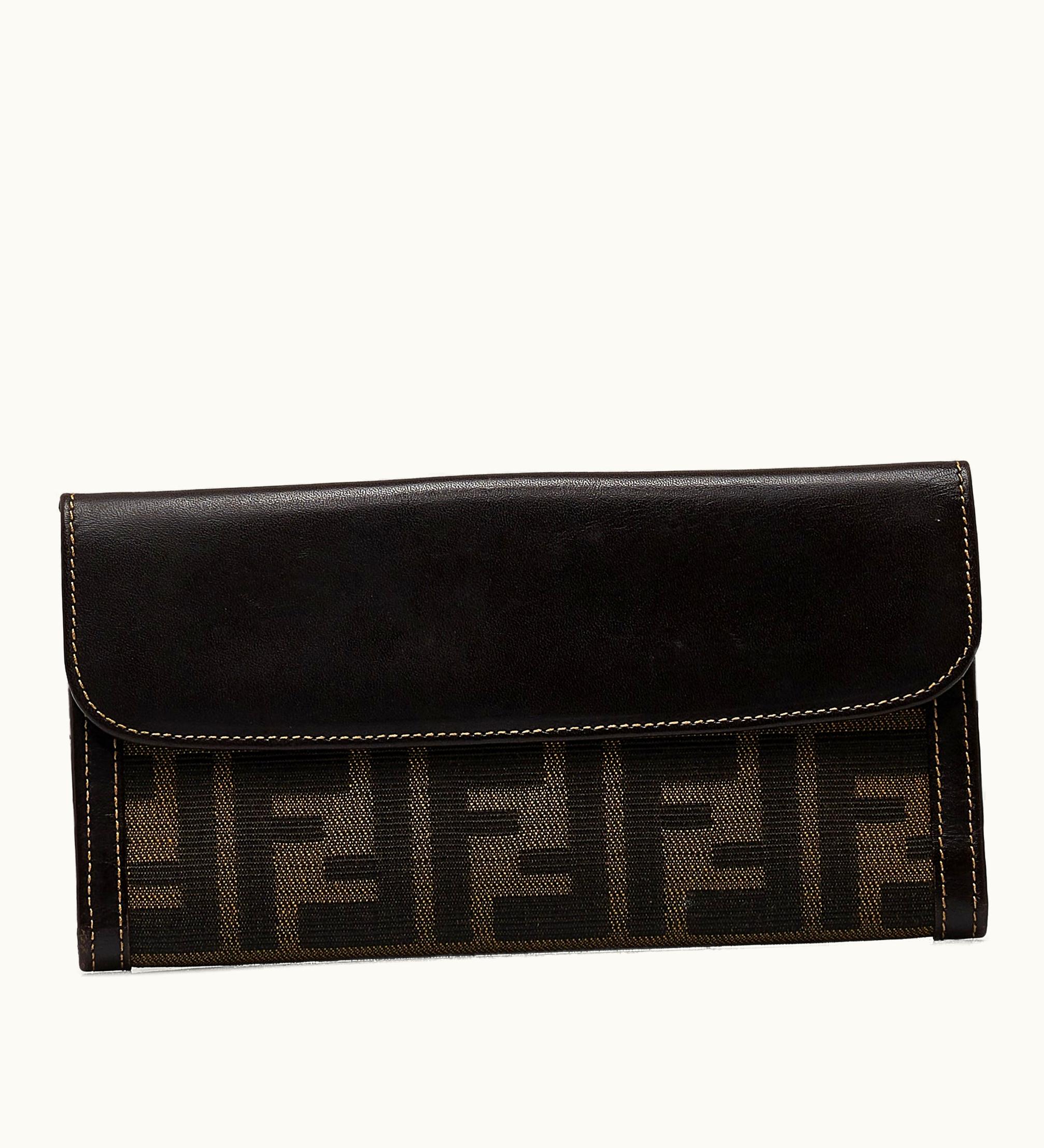 Fendi Fendi Zucca Long Wallet Long Wallets