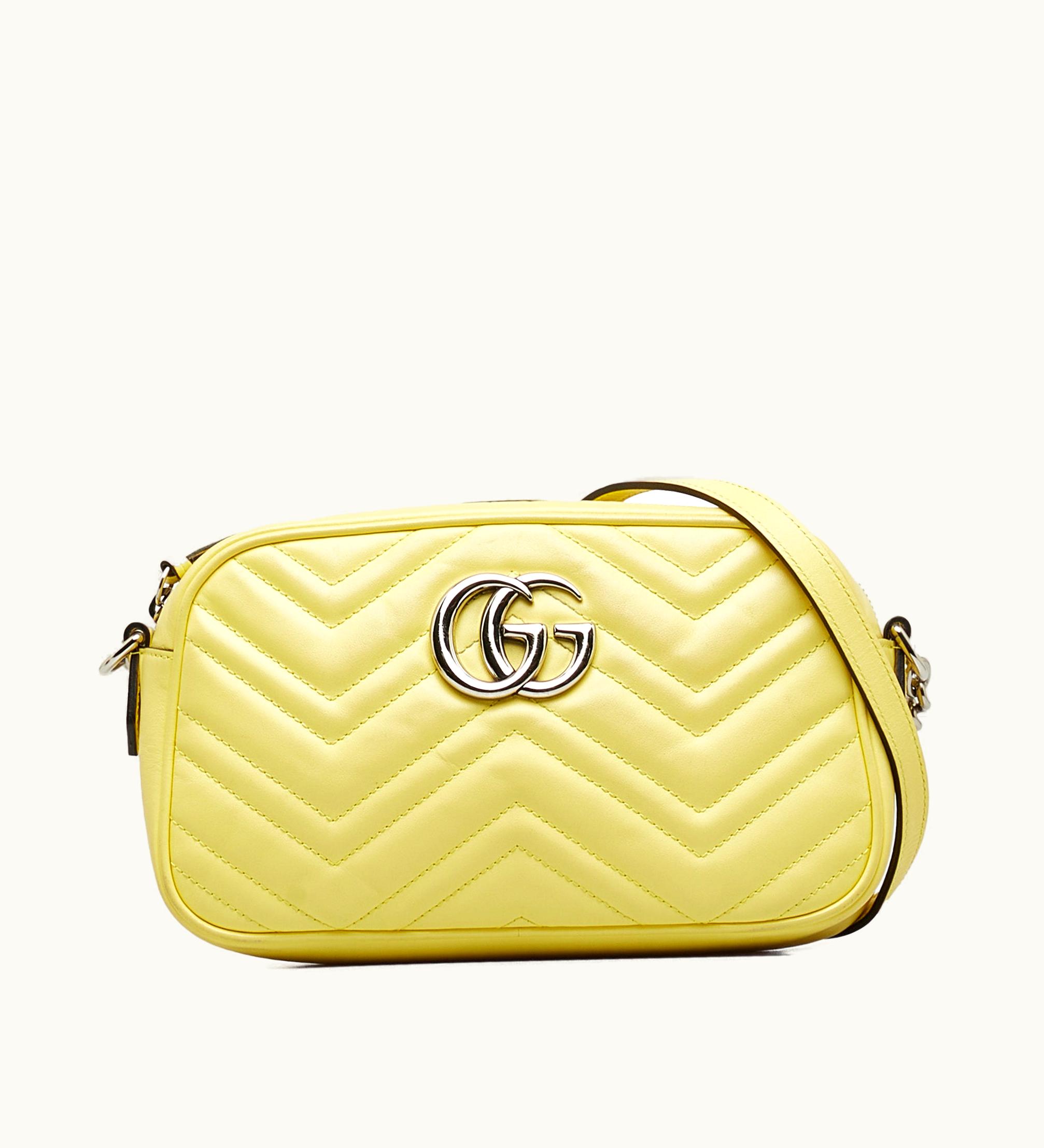 Gucci GUCCI GG Marmont Matelasse Mini Crossbody Bag Black