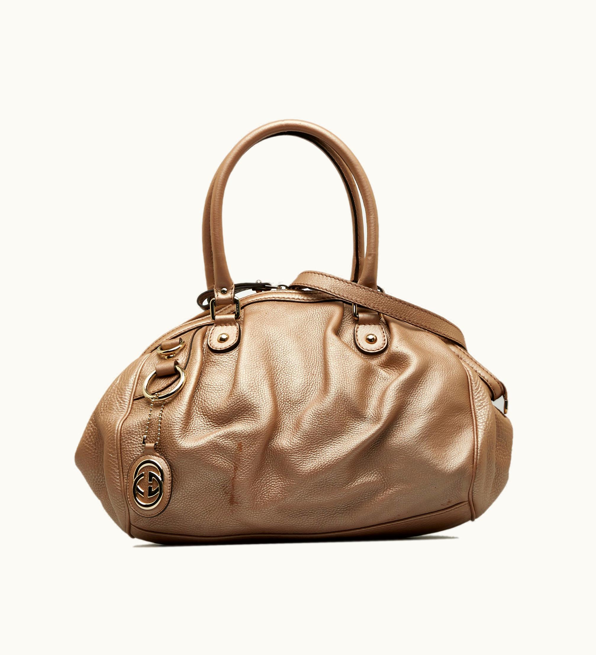 Gucci Gucci Leather Sukey Satchel