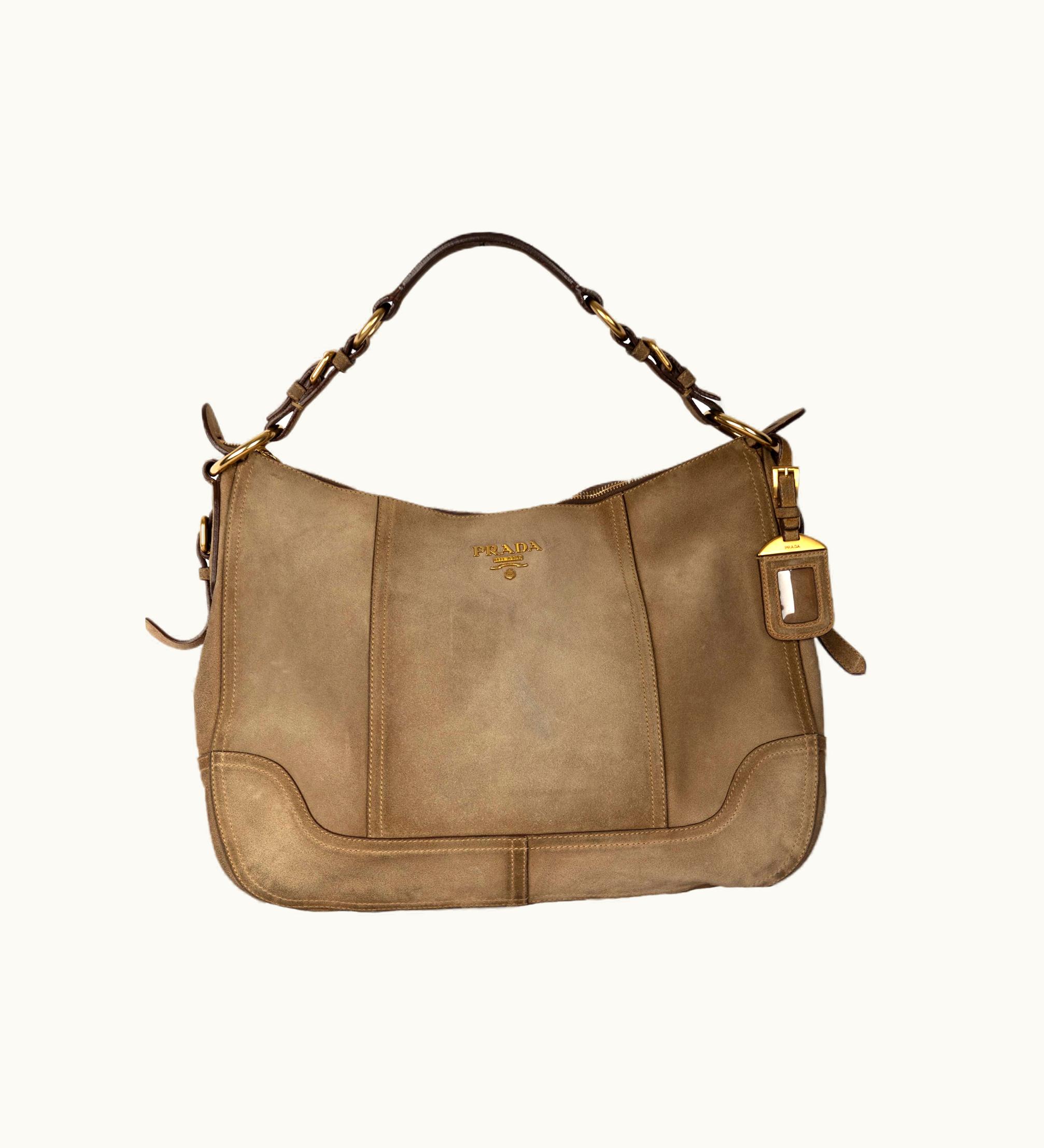 Prada Prada Prada Antik Cervo Hobo Bag