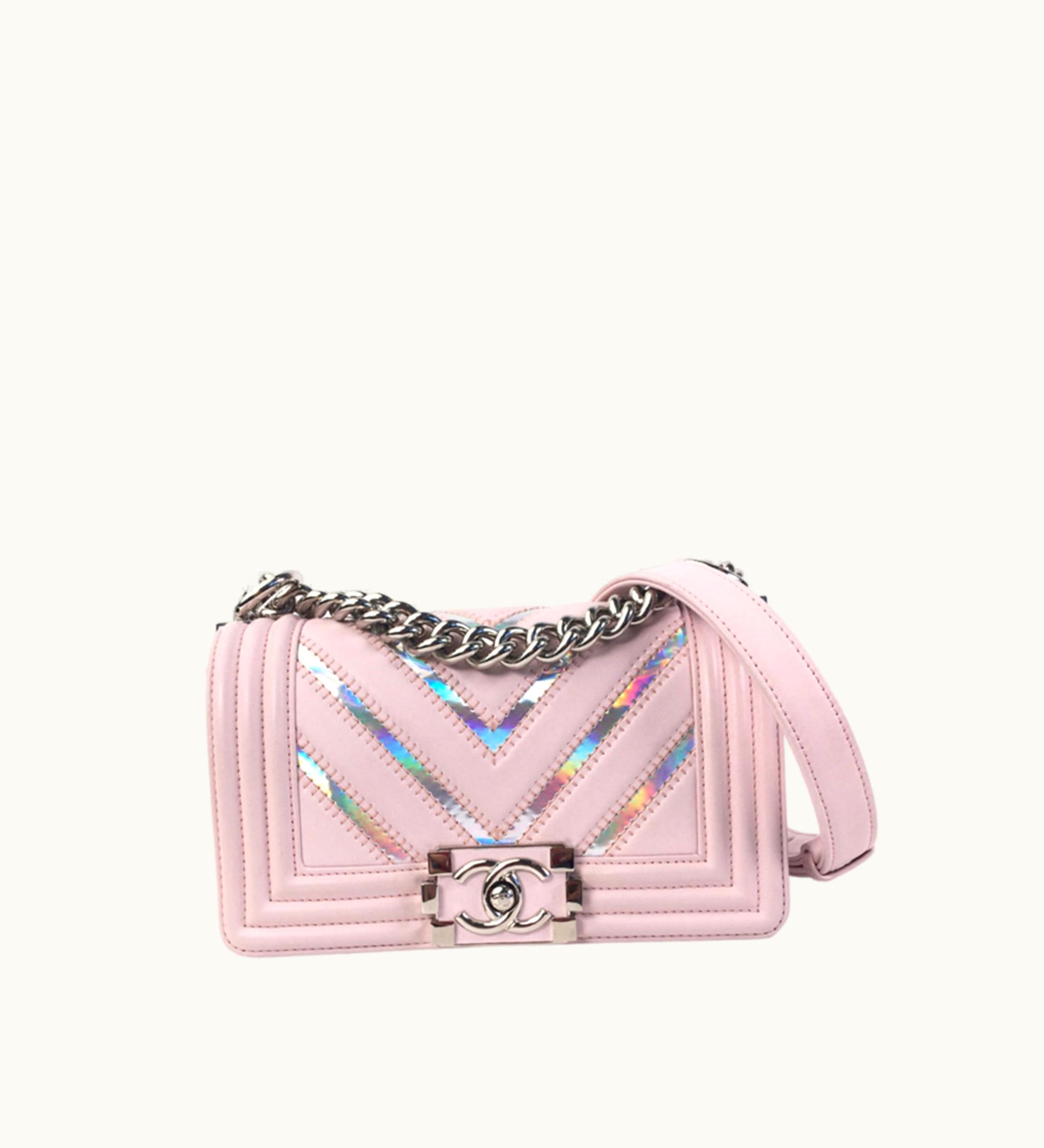Chanel Chanel Small Iridescent Chevron Boy Bag