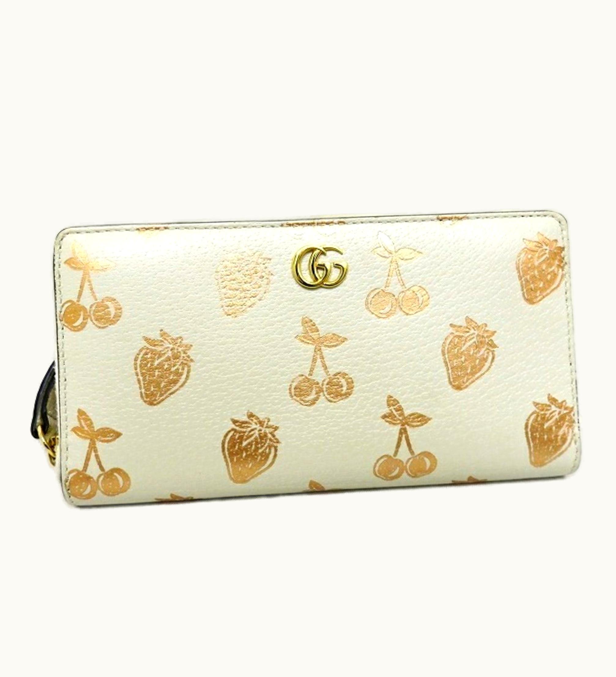 Gucci Gucci GG Marmont Berry 456117 Wallet Long Ladies