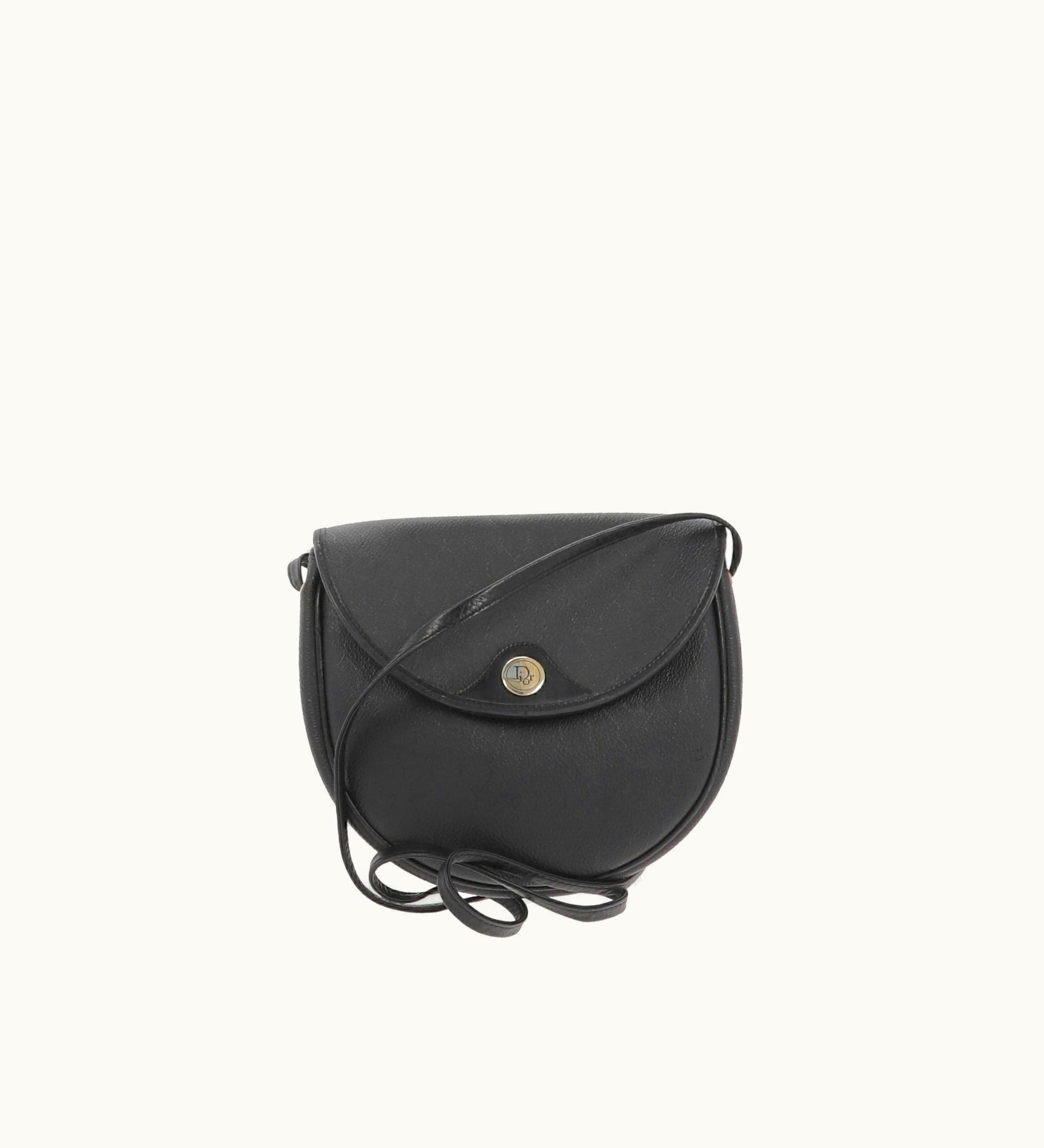 Dior Dior Christian Dior Crossbody Bag In Black Canvas