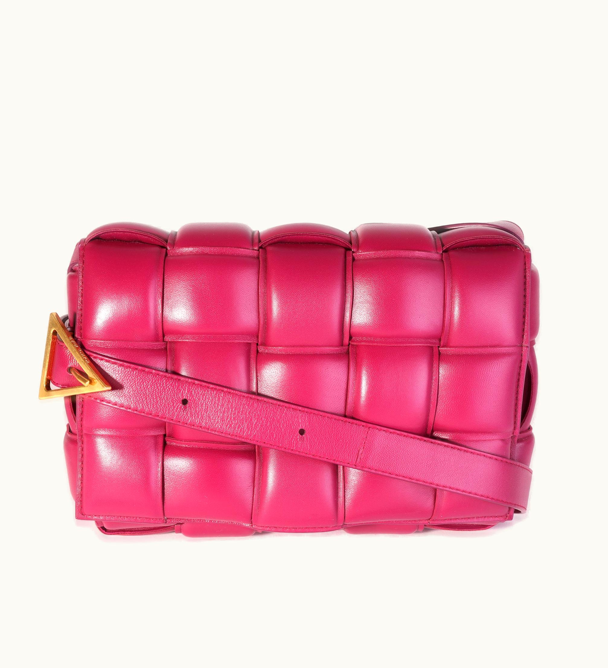 Bottega Veneta Bottega Veneta Cinnabar Maxi Intrecciato Lambskin Padded Cassette Bag