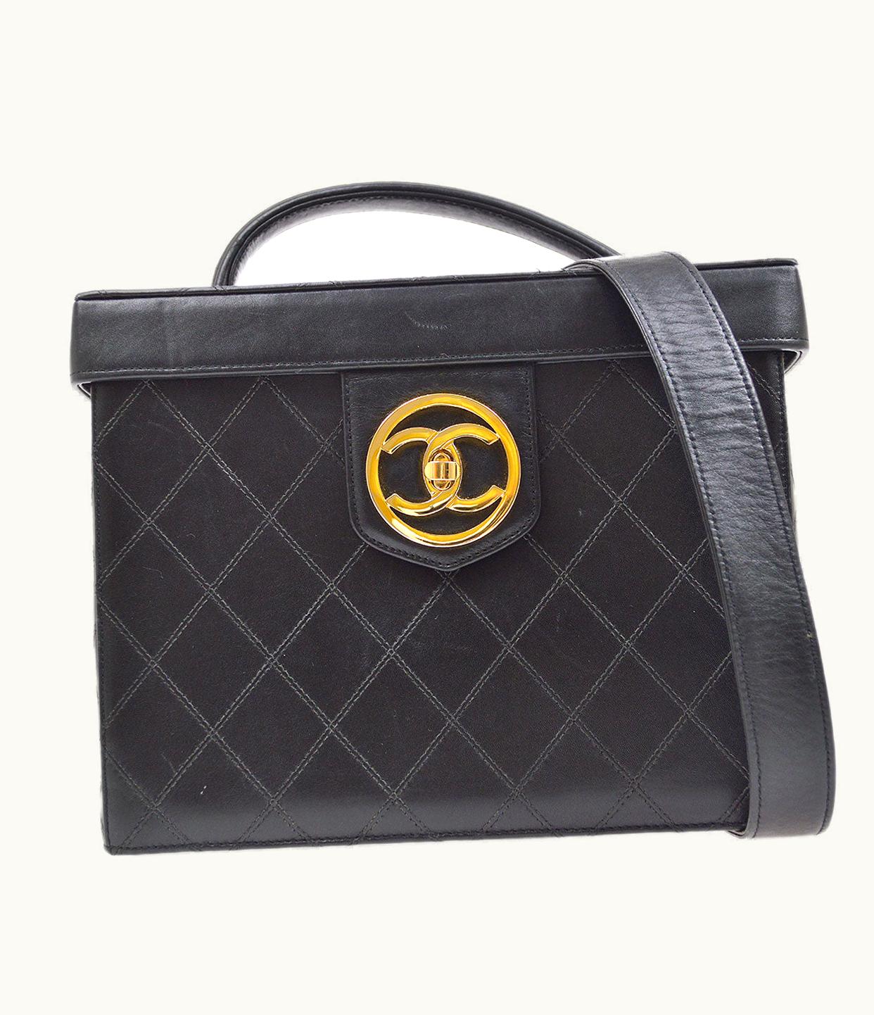 Chanel Chanel 1991-1994 Cosmoline Circled CC Vanity Handbag Ak31930F