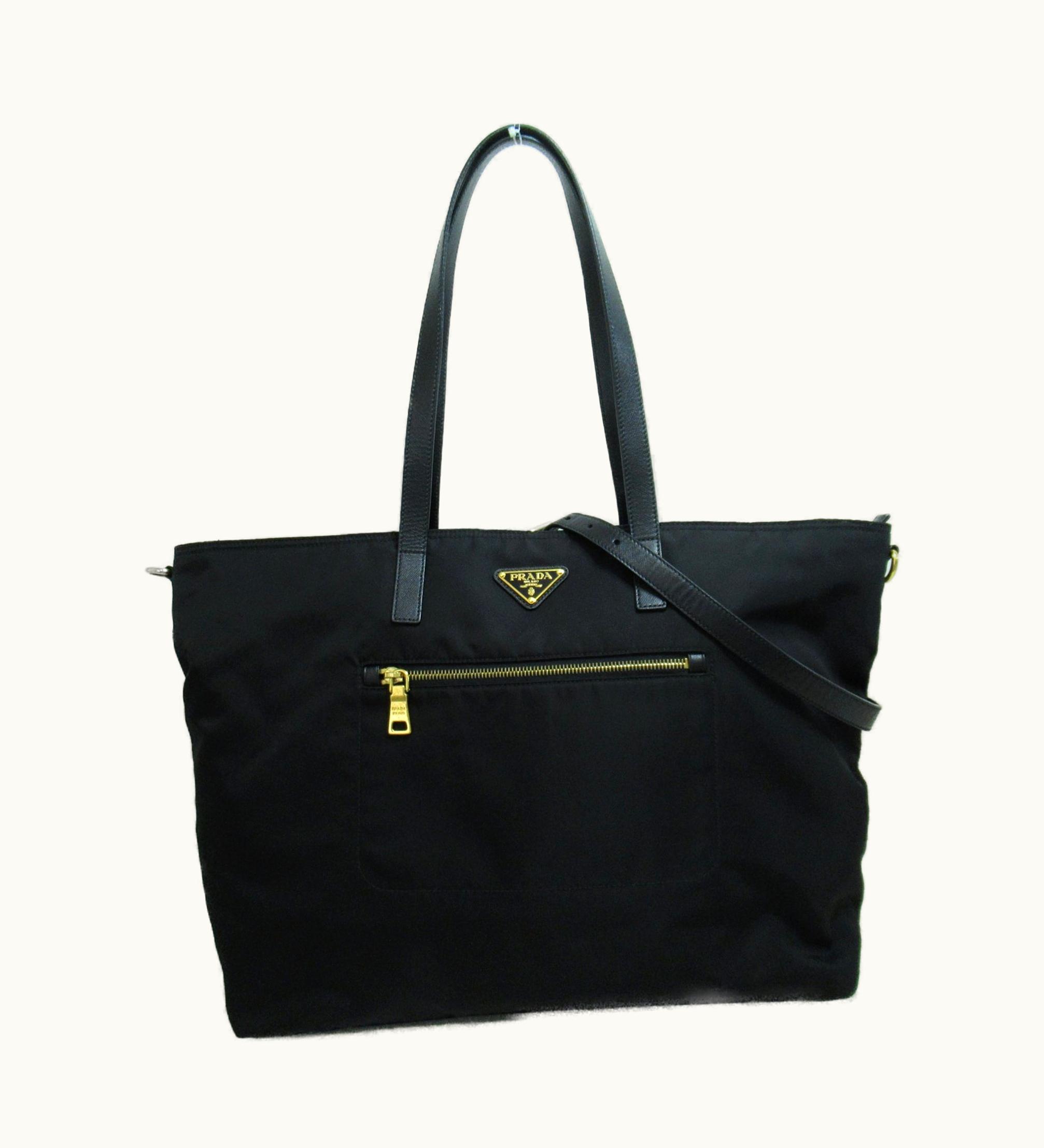Prada Prada Women's Tote Bag Black Nylon - Model - Other