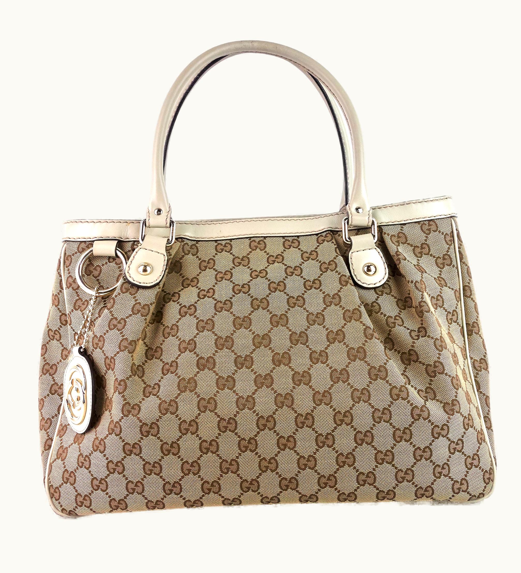 Gucci Gucci Sukey GG Canvas Zipped Pocket Tote Bag