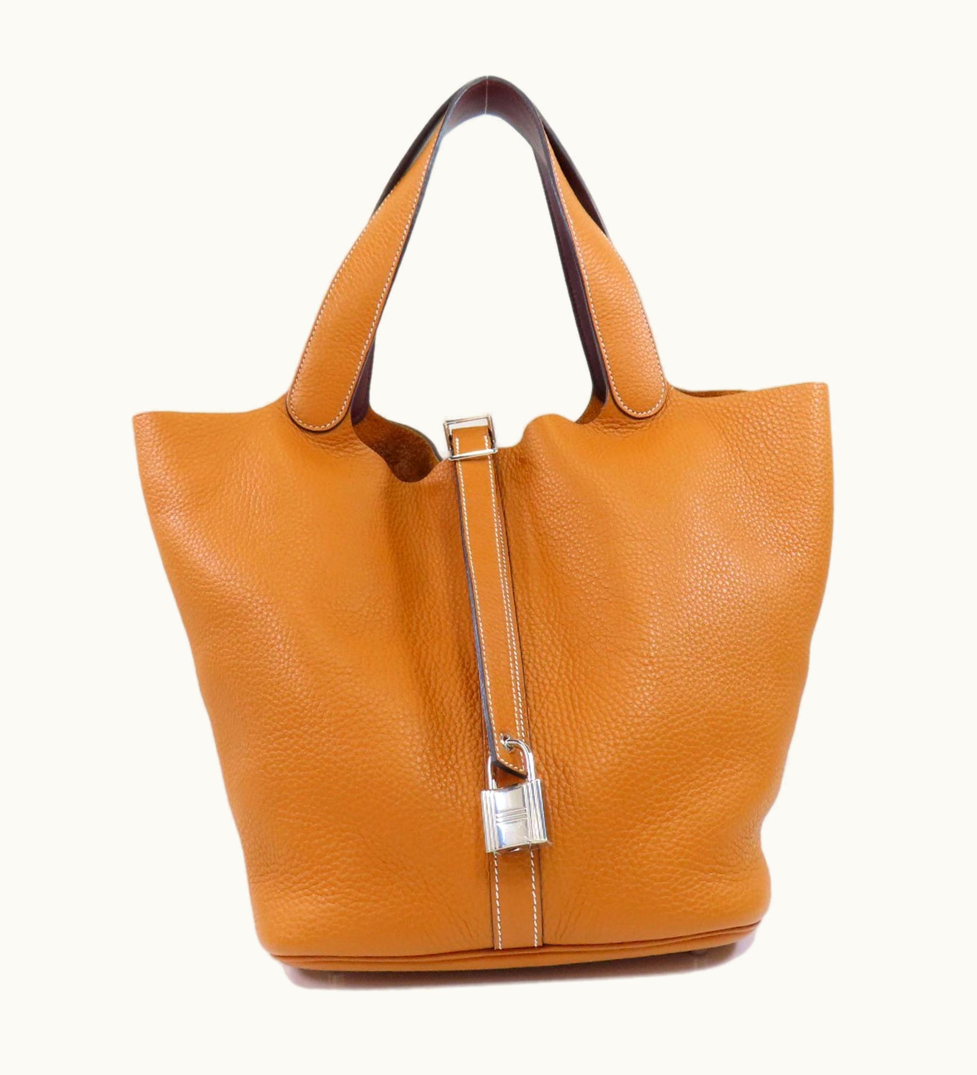 Hermès Picotin Lock GM Camel Handbag Taurillon Ladies Hermes