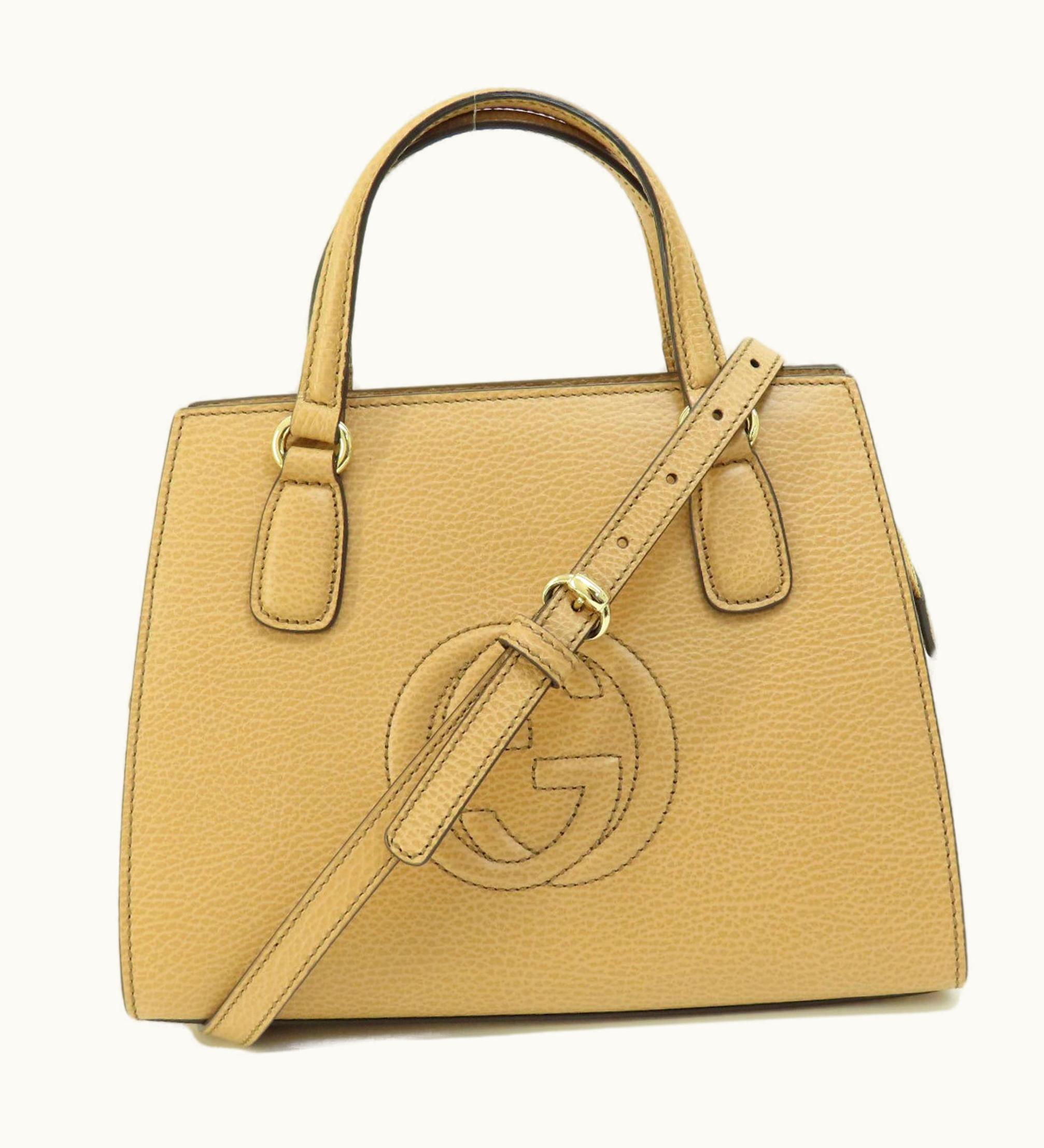 Gucci Gucci 607722 Interlocking G Outlet Handbag Leather Women's