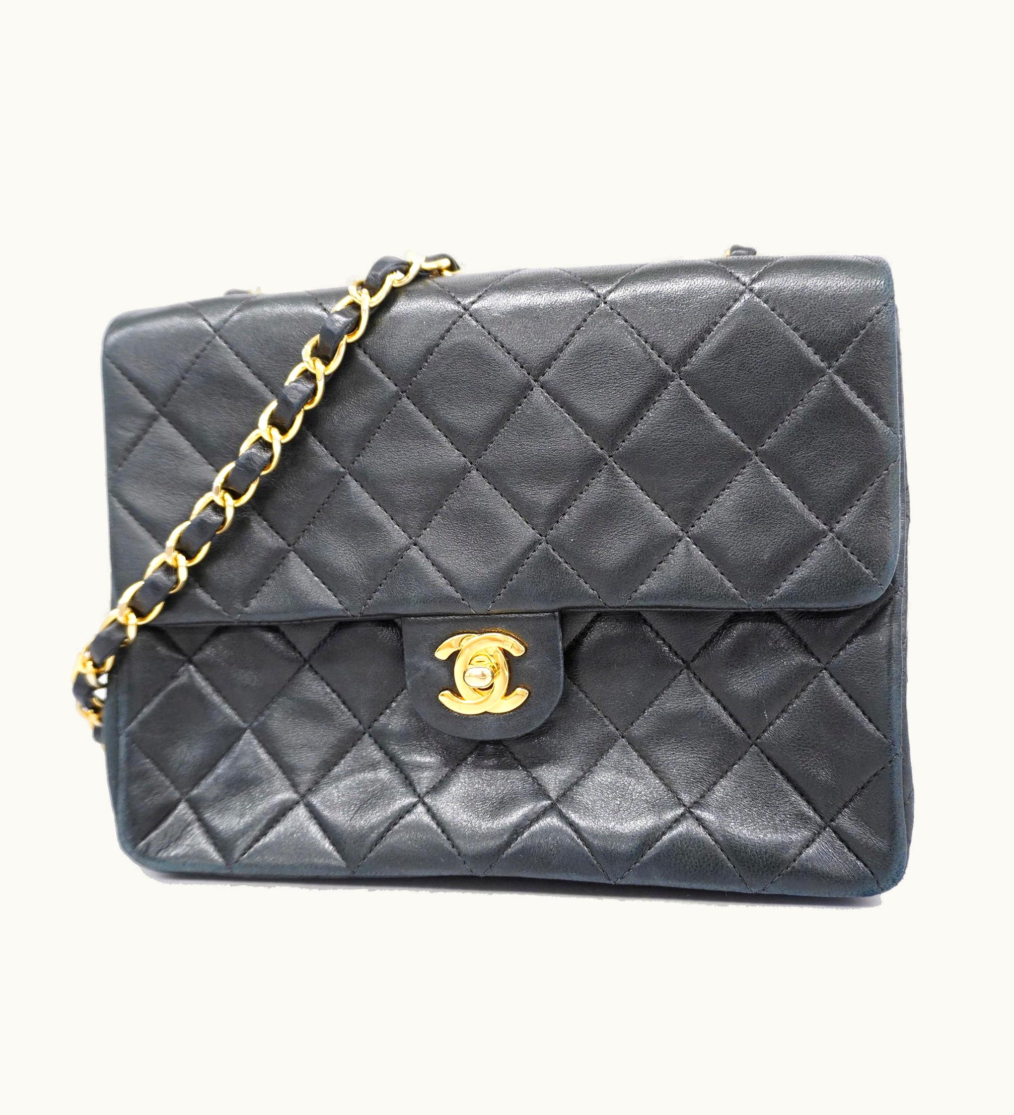 Chanel Chanel Matelasse Chain Shoulder Bag Women's Leather Black