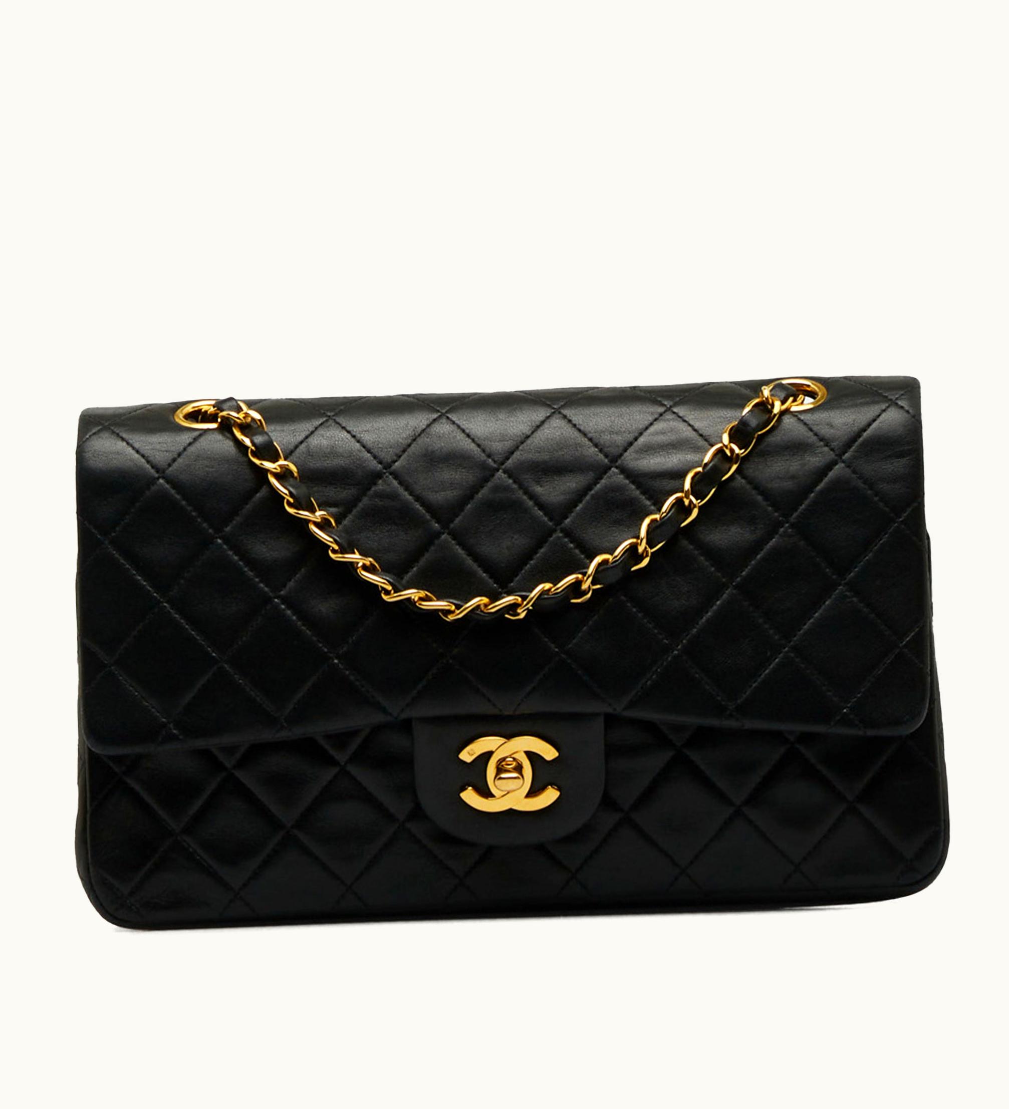 Chanel Chanel Medium Classic Lambskin Double Flap Shoulder Bag
