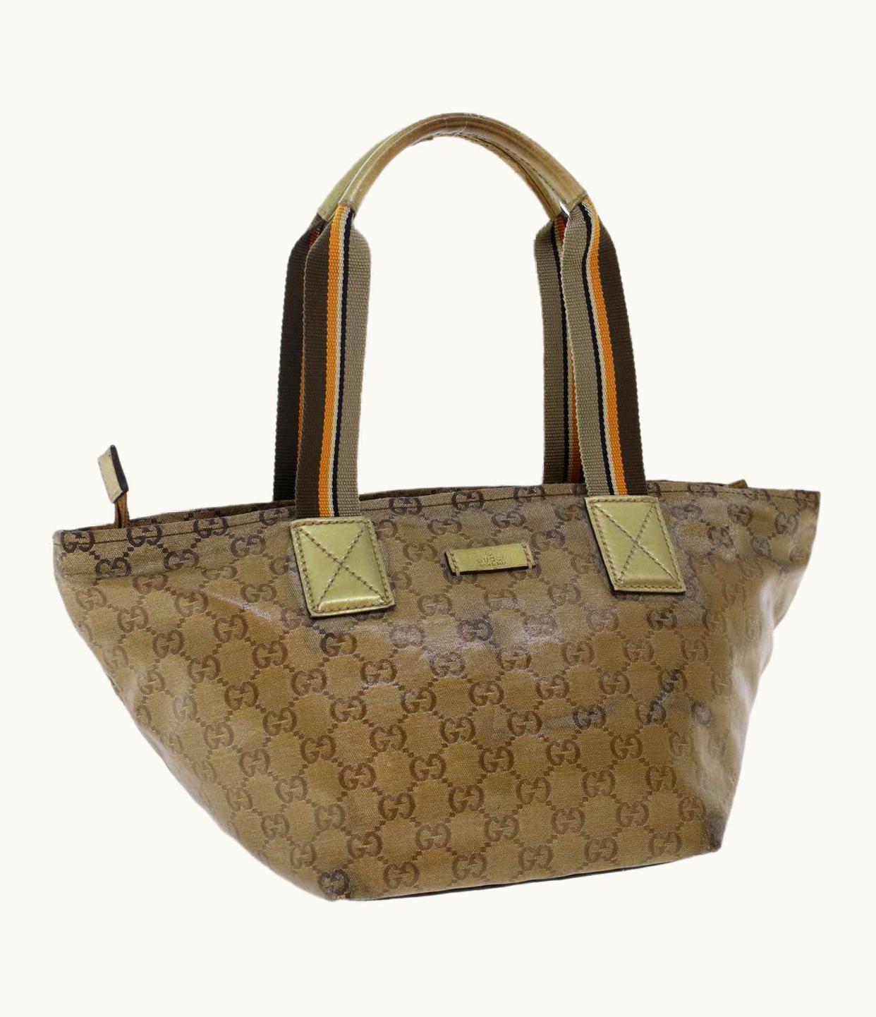 Gucci Gucci GG Canvas Shoulder Bag Beige 131228