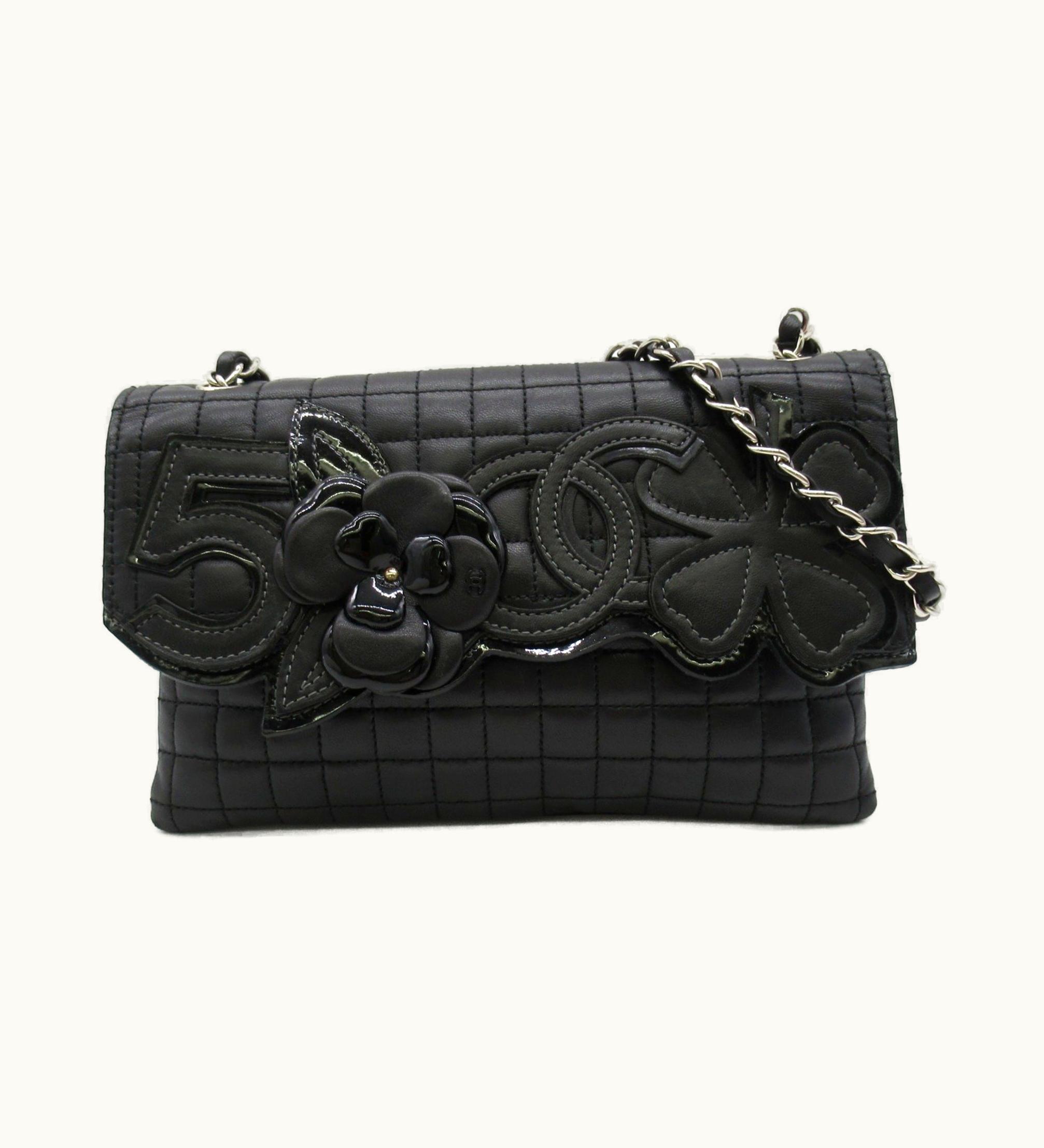 Chanel Chanel Chain Shoulder Bag Black Lambskin Luxury Edition