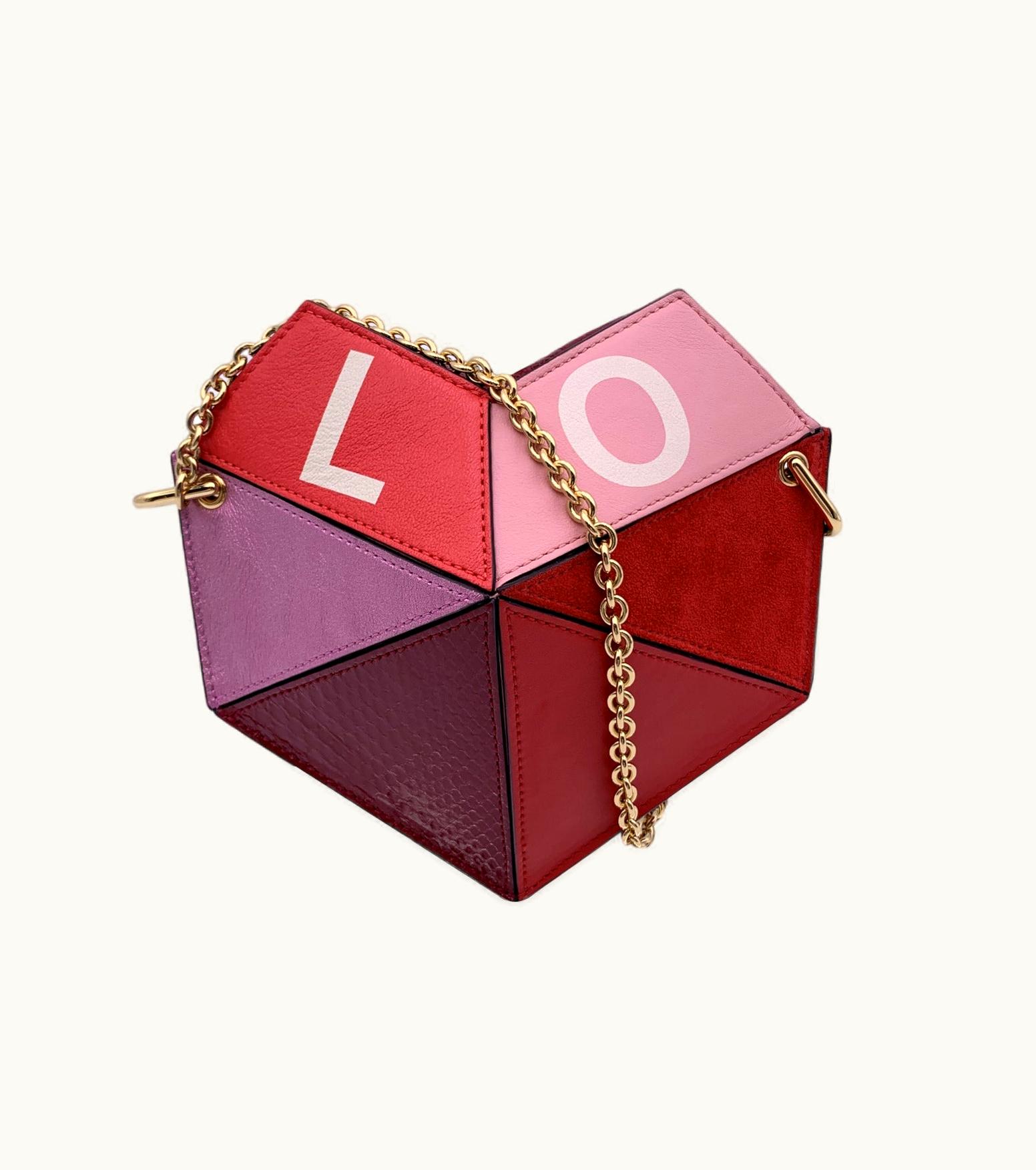 Gucci Gucci Red Pink Valentine's Day Love Heart Bag Mini Crossbody Bag