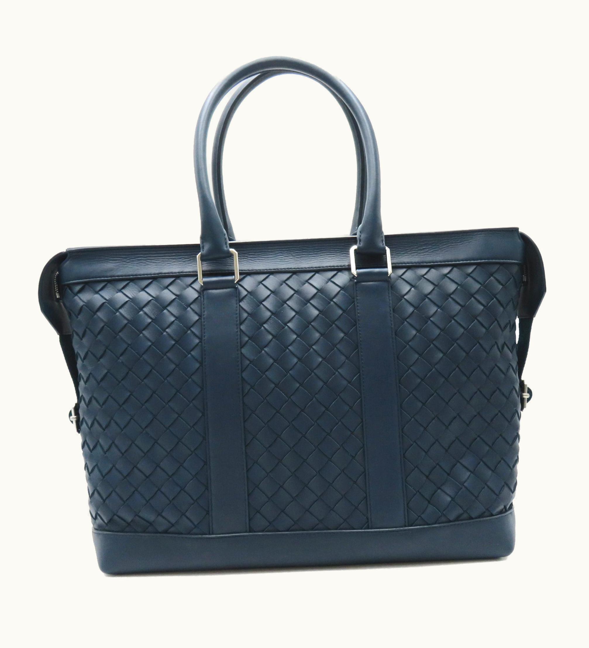 Bottega Veneta Bottega Veneta Intrecciato Tote Bag Navy Calfskin [Cowhide] 667275V0E528803