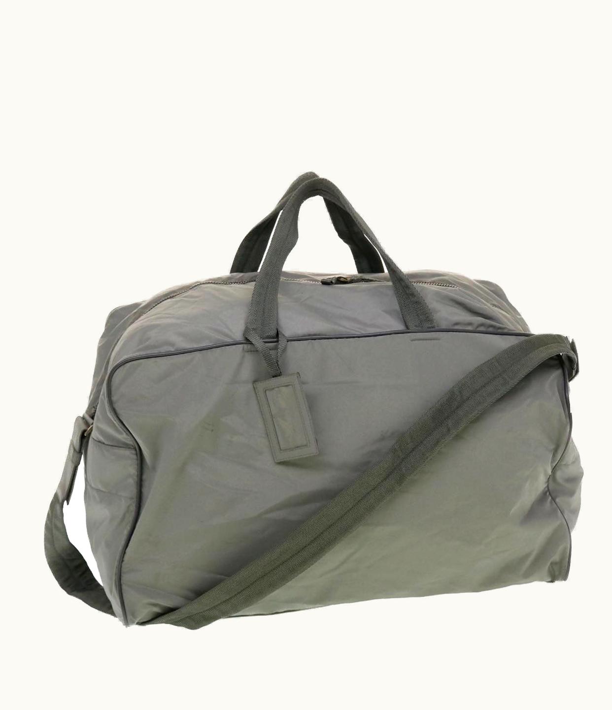 Prada Prada Boston Bag Nylon 2Way Gray