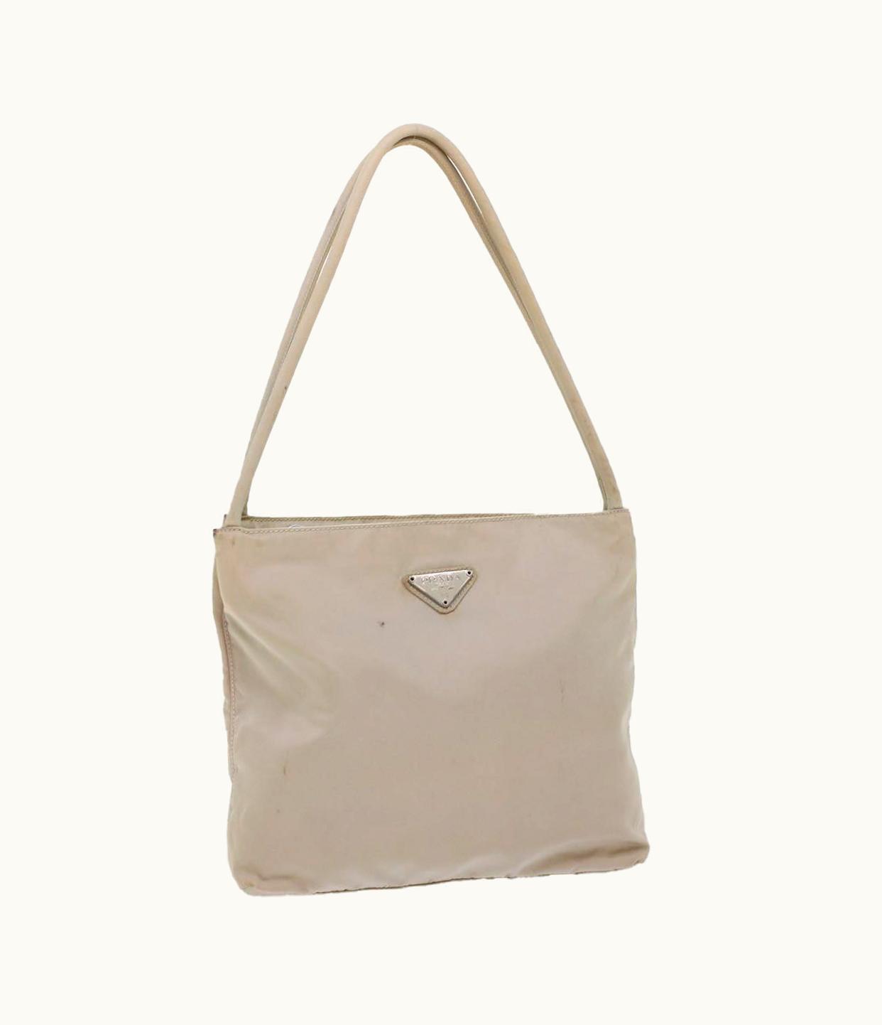 Prada Prada Tote Bag Nylon Ivory
