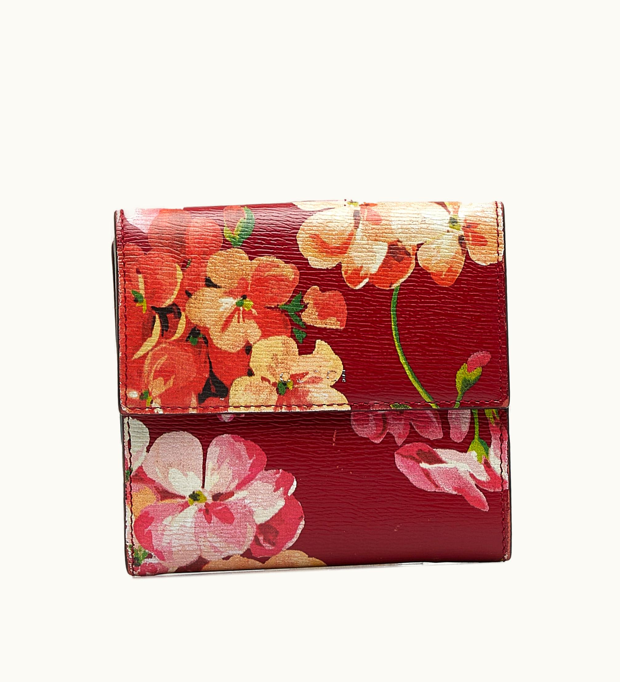 Gucci Gucci Blooms Leather Bifold Small Wallet Small Wallets