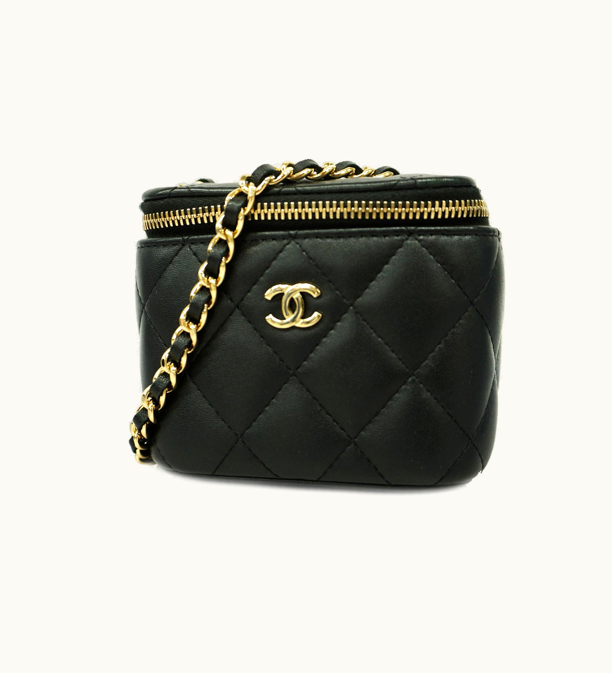 Chanel Chanel Matelasse Vanity Bag Crochet Chain Shoulder Women's Vanity Bag