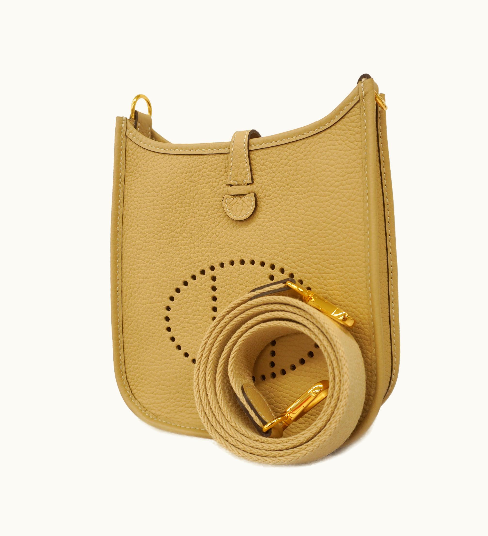 Hermès Hermès   Evelyne Evelyne Tpm U Engraved Trench Taurillon Clemence Leather