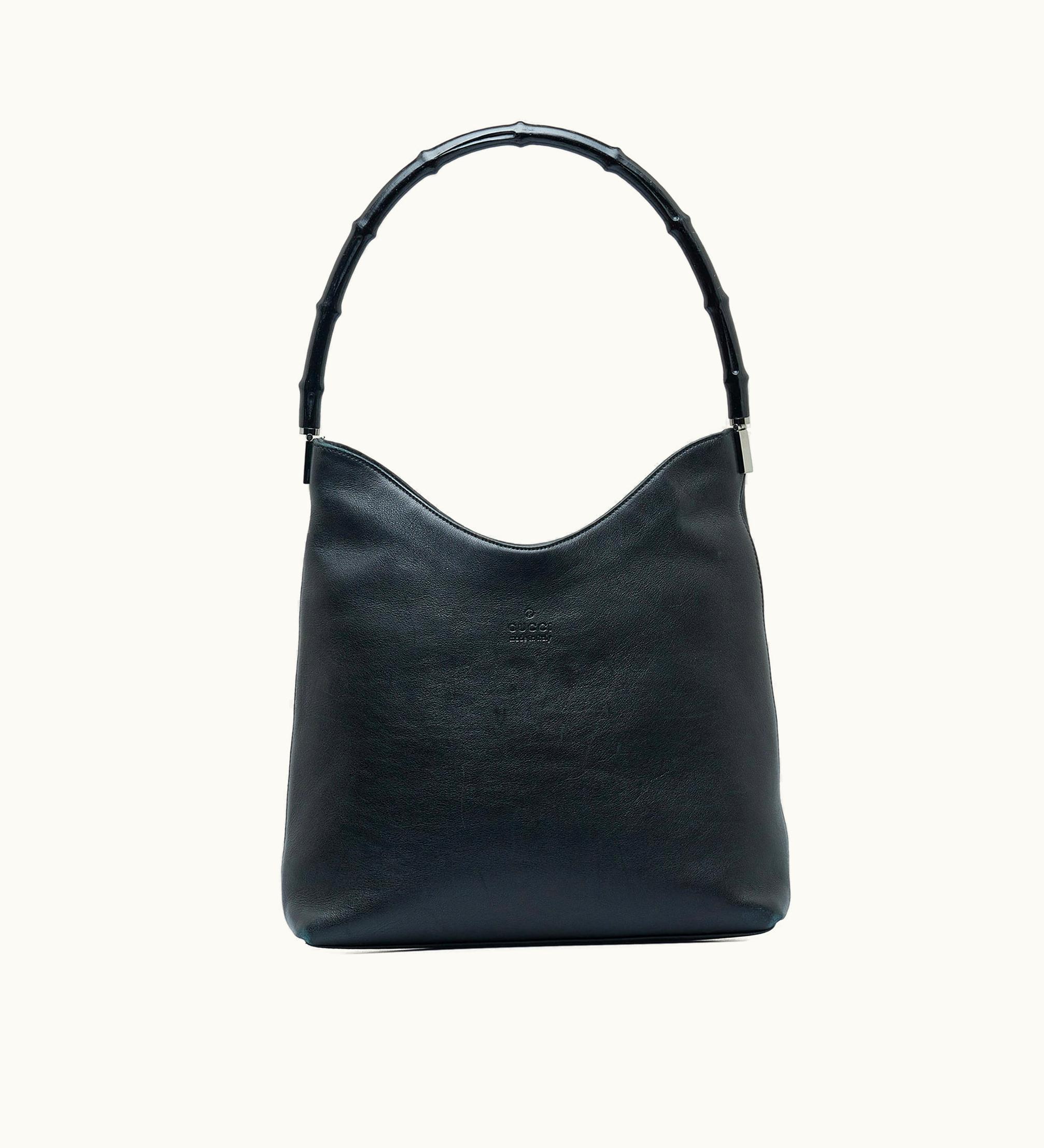 Gucci Gucci Bamboo Leather Shoulder Bag