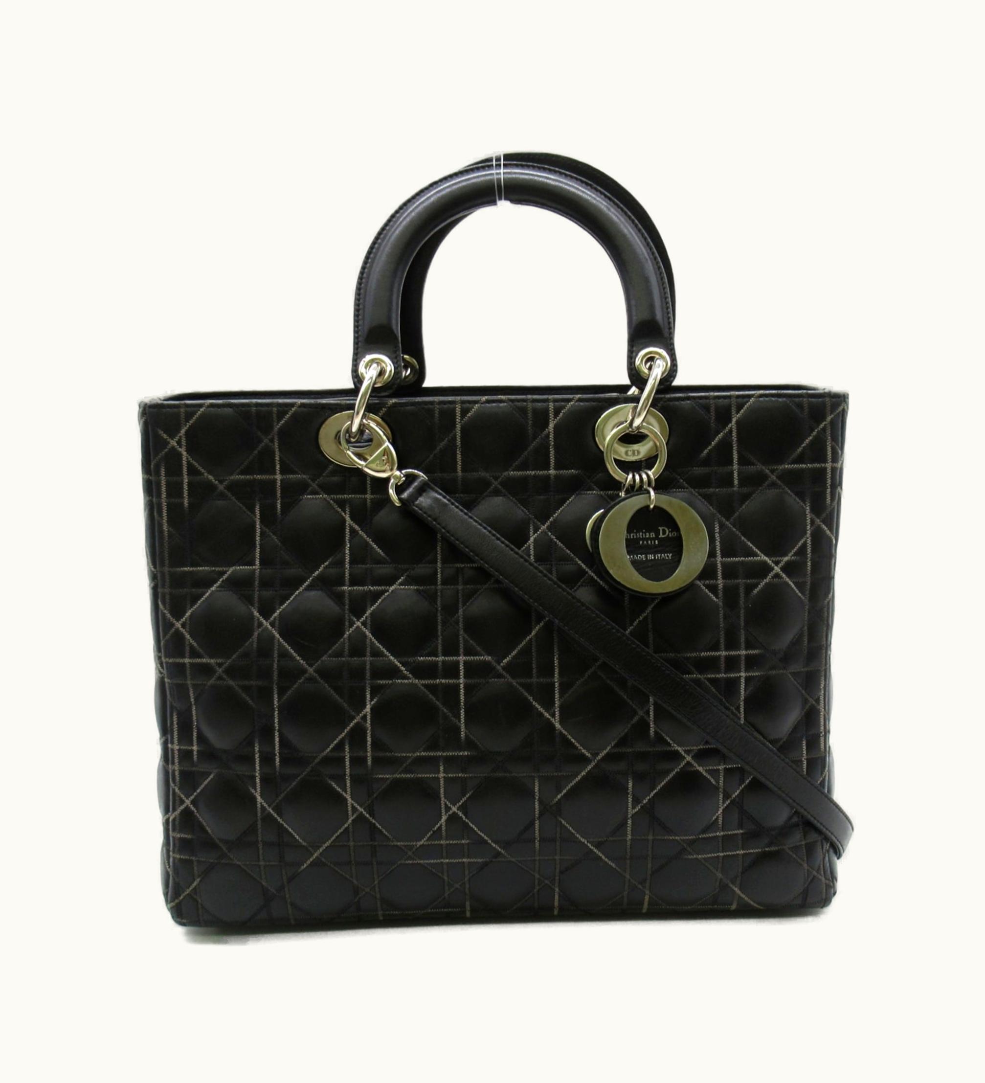 Dior Dior Shoulder Bag Black Leather