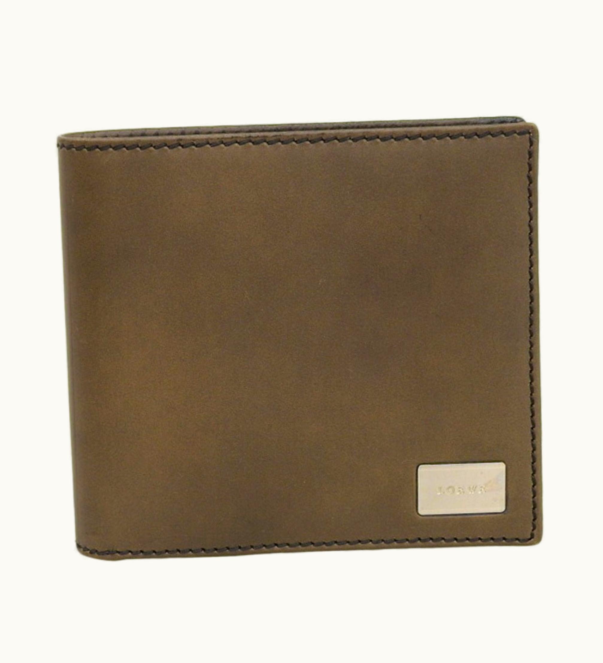 Loewe Loewe Leather Bifold Compact Wallet 150.31.501 Brown Men's
