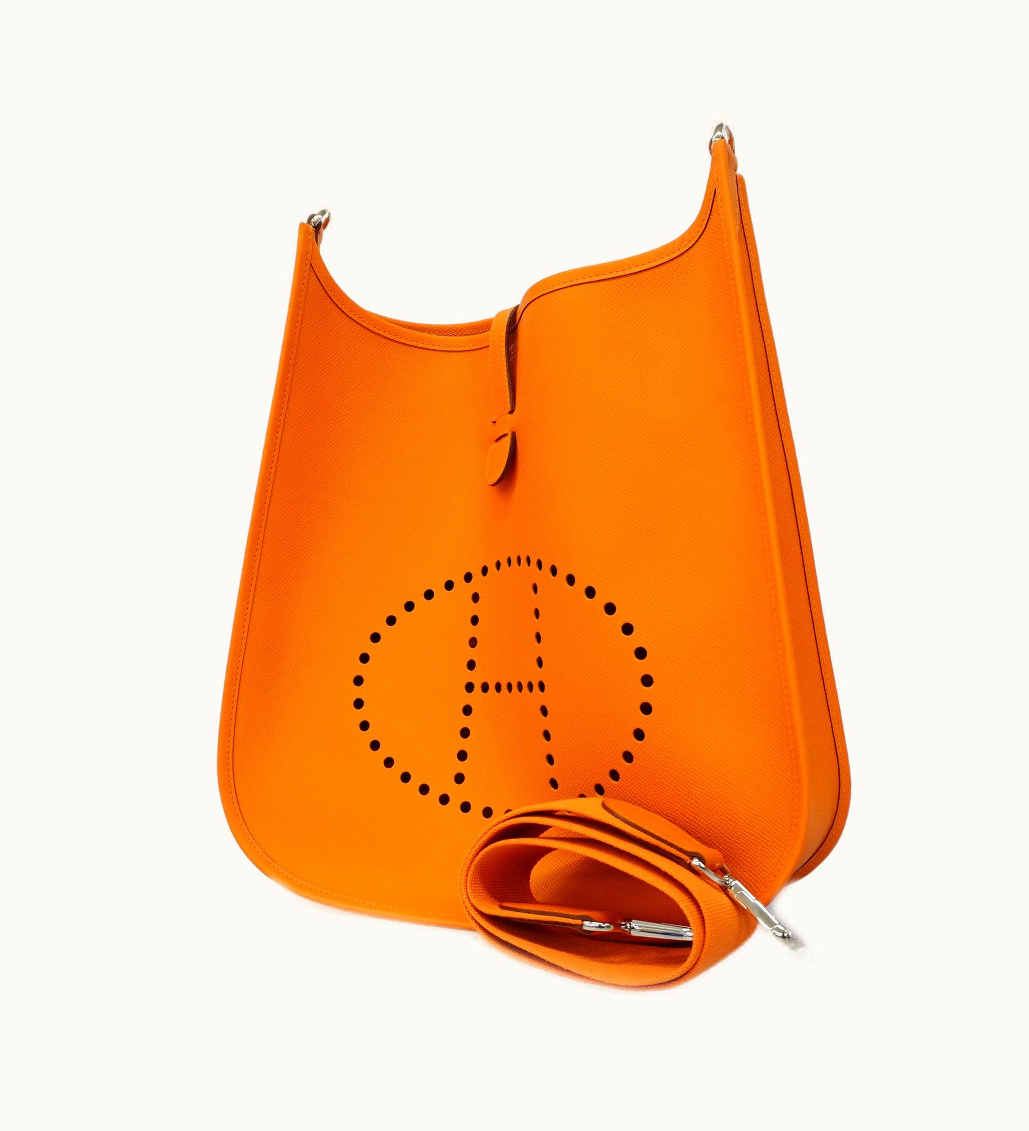 Hermès Hermès Evelyne Evelyne 1 K Stamp Vo Epson Women's Leather Shoulder Bag Ora