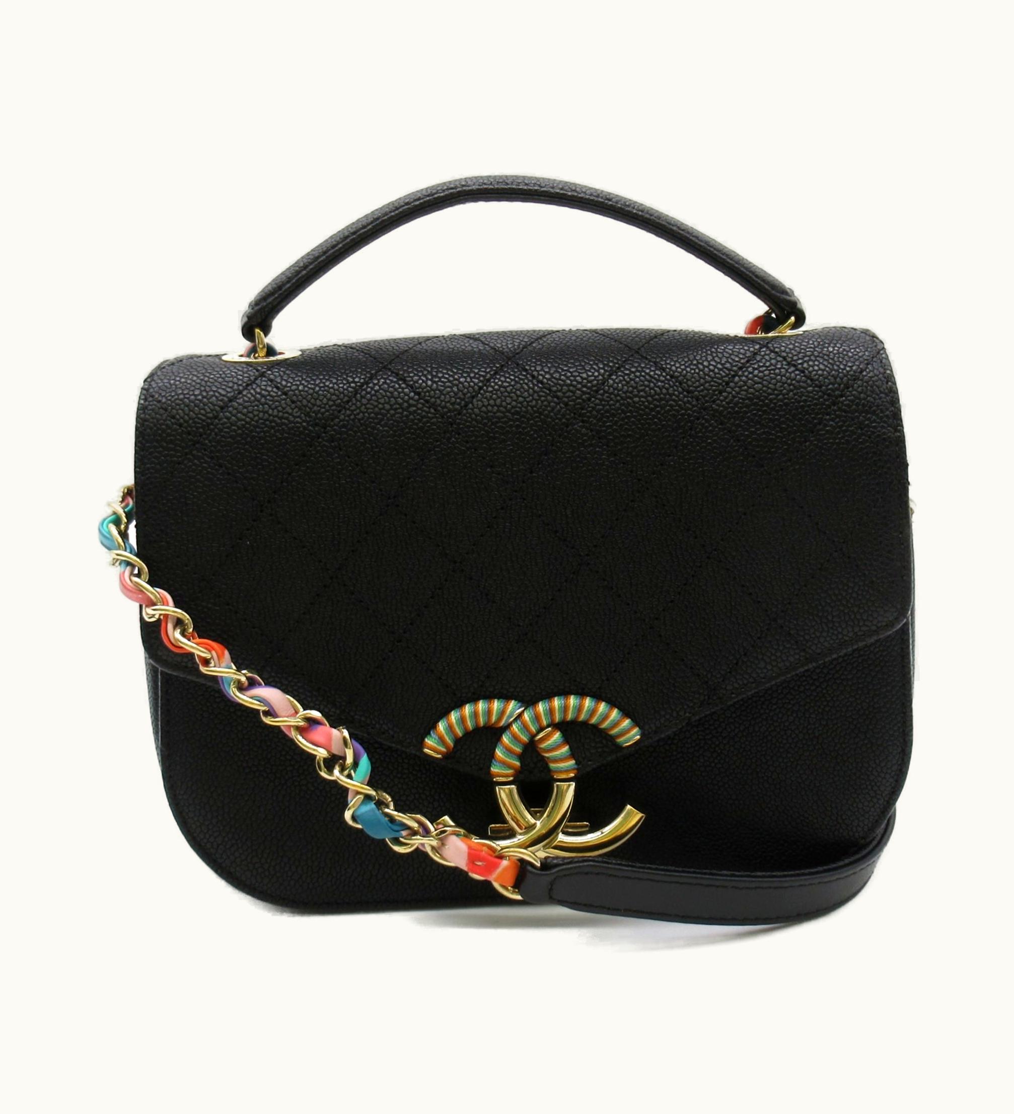 Chanel Chanel Matelasse Shoulder Bag Black Caviar Skin [Grained Calf]