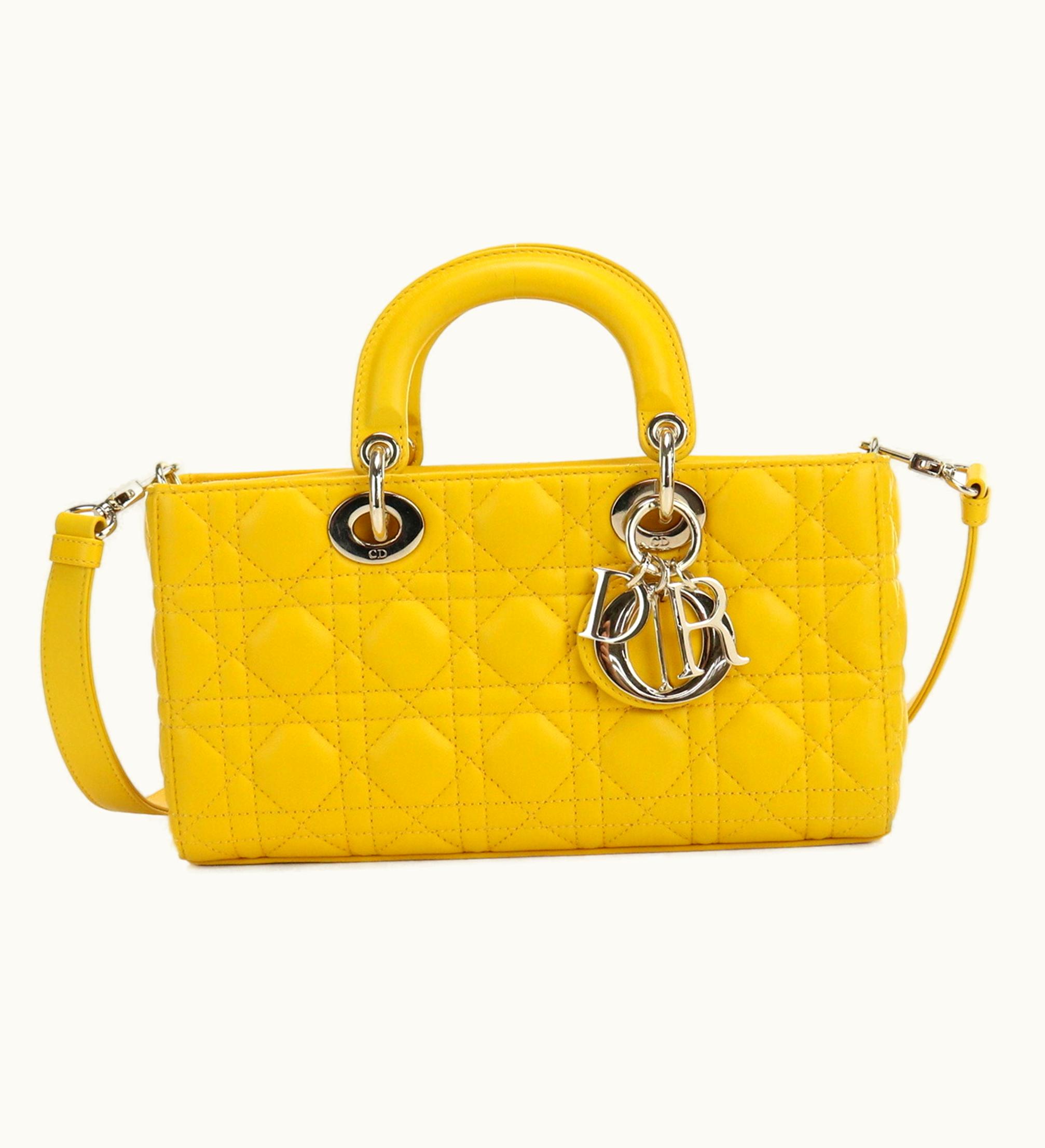 Dior Dior Christian Dior Canage Handbag Lady Lambskin Women's