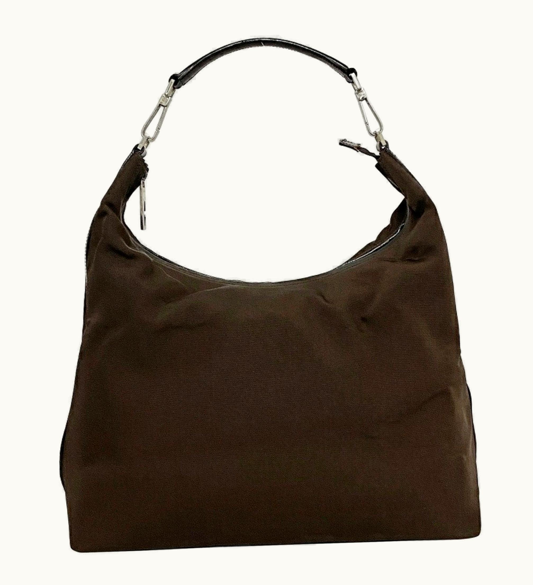 Gucci Gucci One Shoulder Bag Brown 001 1955 Canvas Leather Gucci Metal Fittings Women's Men's