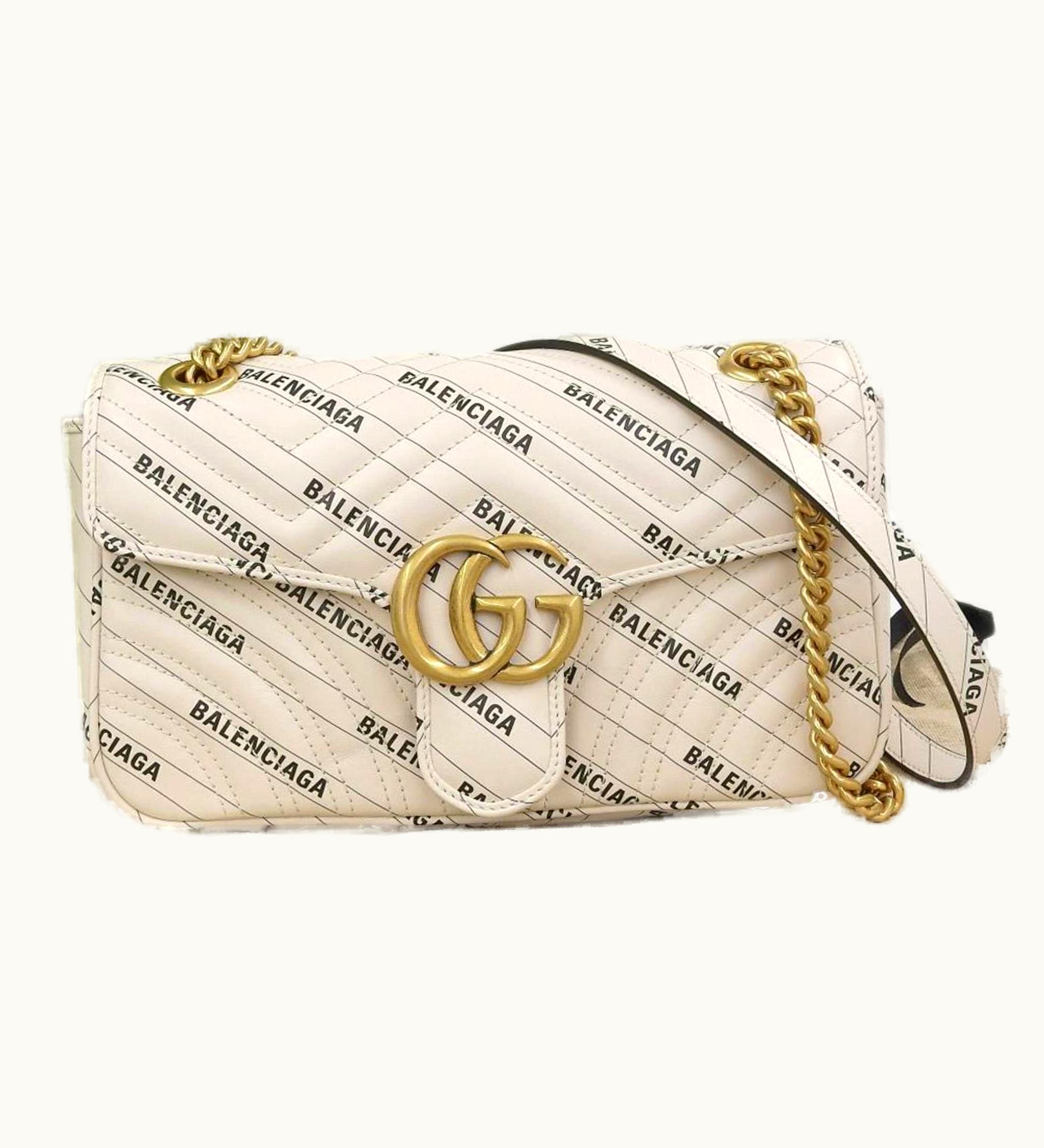 Gucci Gucci X Balenciaga GG Marmont The Hacker Project Small Bag Shoulder 443497 520981