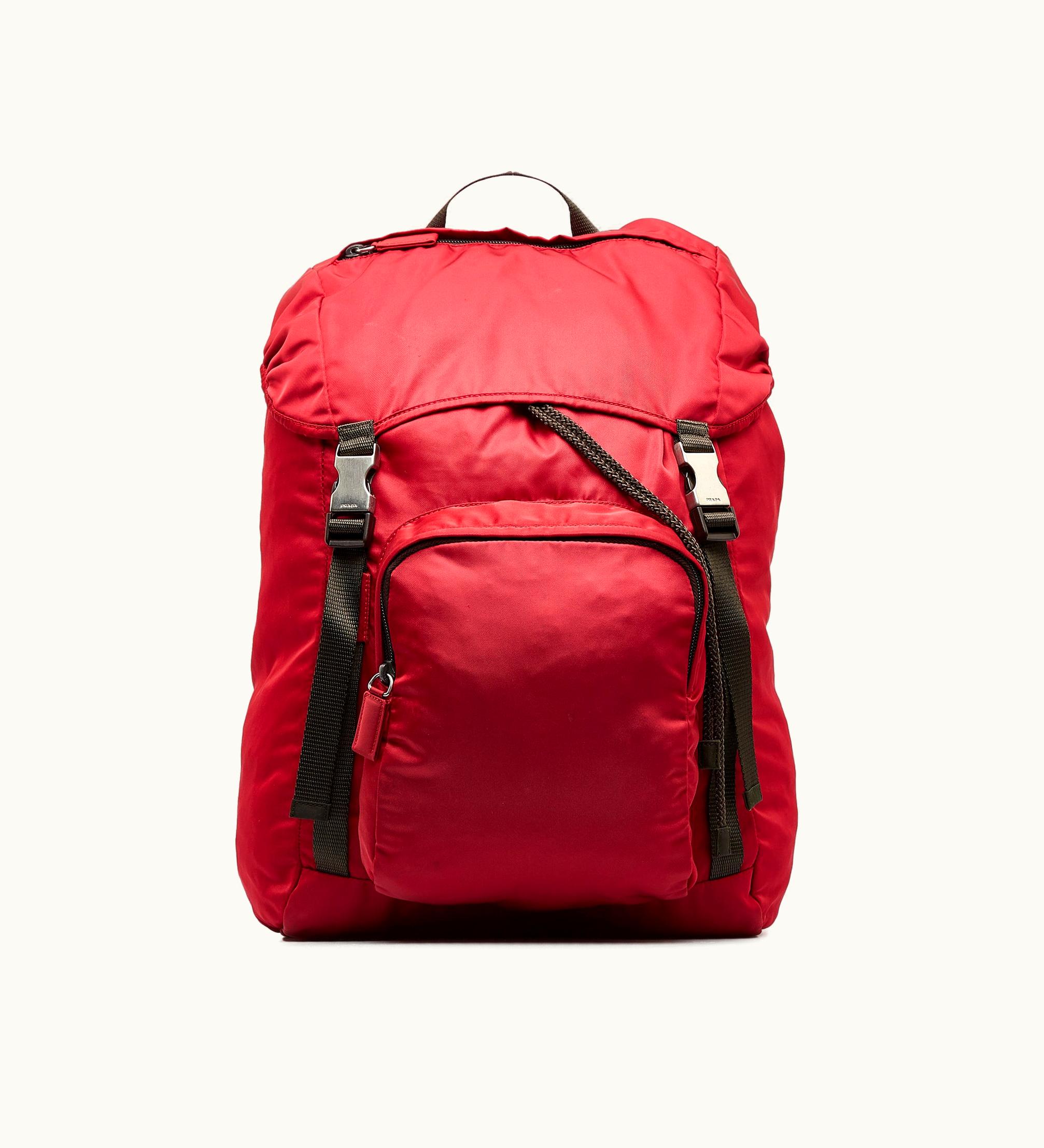 Prada Prada Tessuto Drawstring Backpack