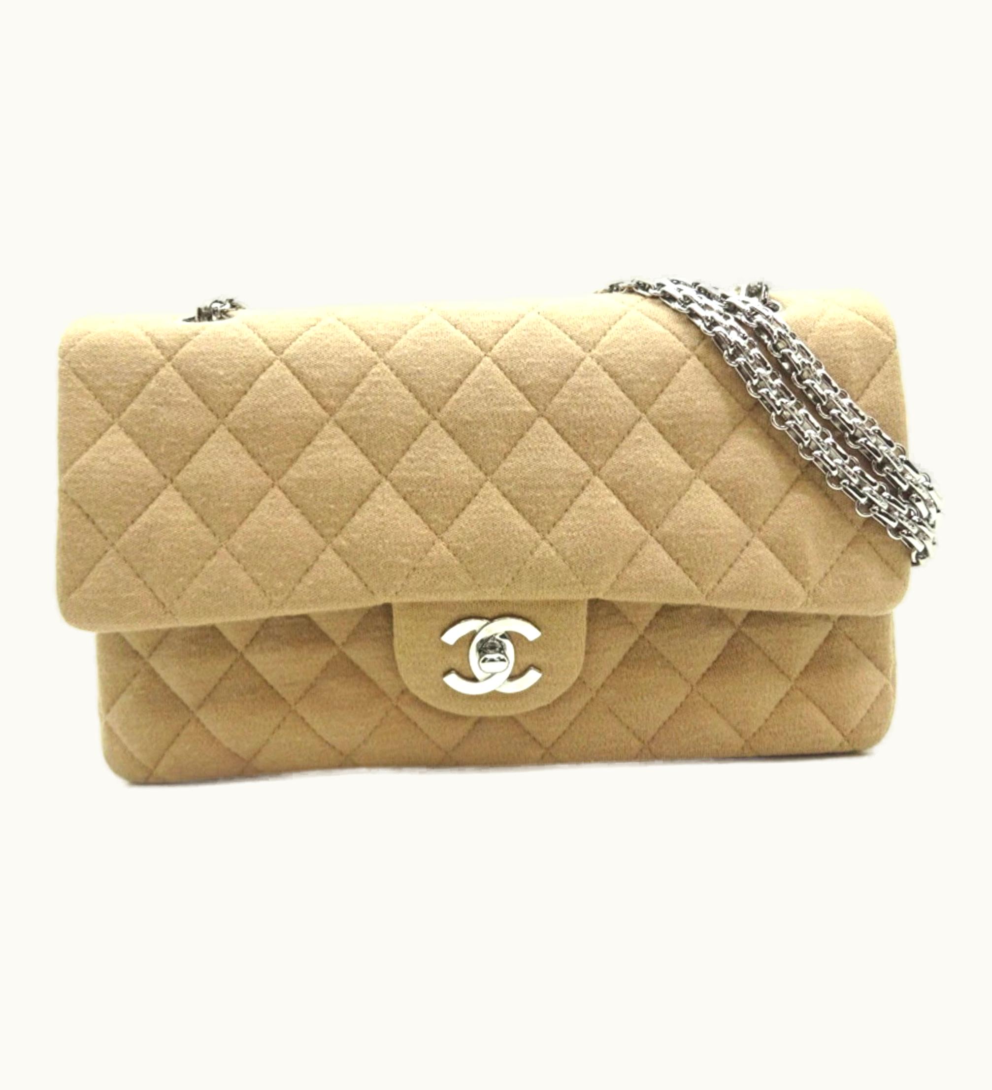 Chanel Chanel Matelasse 25 Chain Shoulder Women's Bag Ao1112 Fabric Beige X