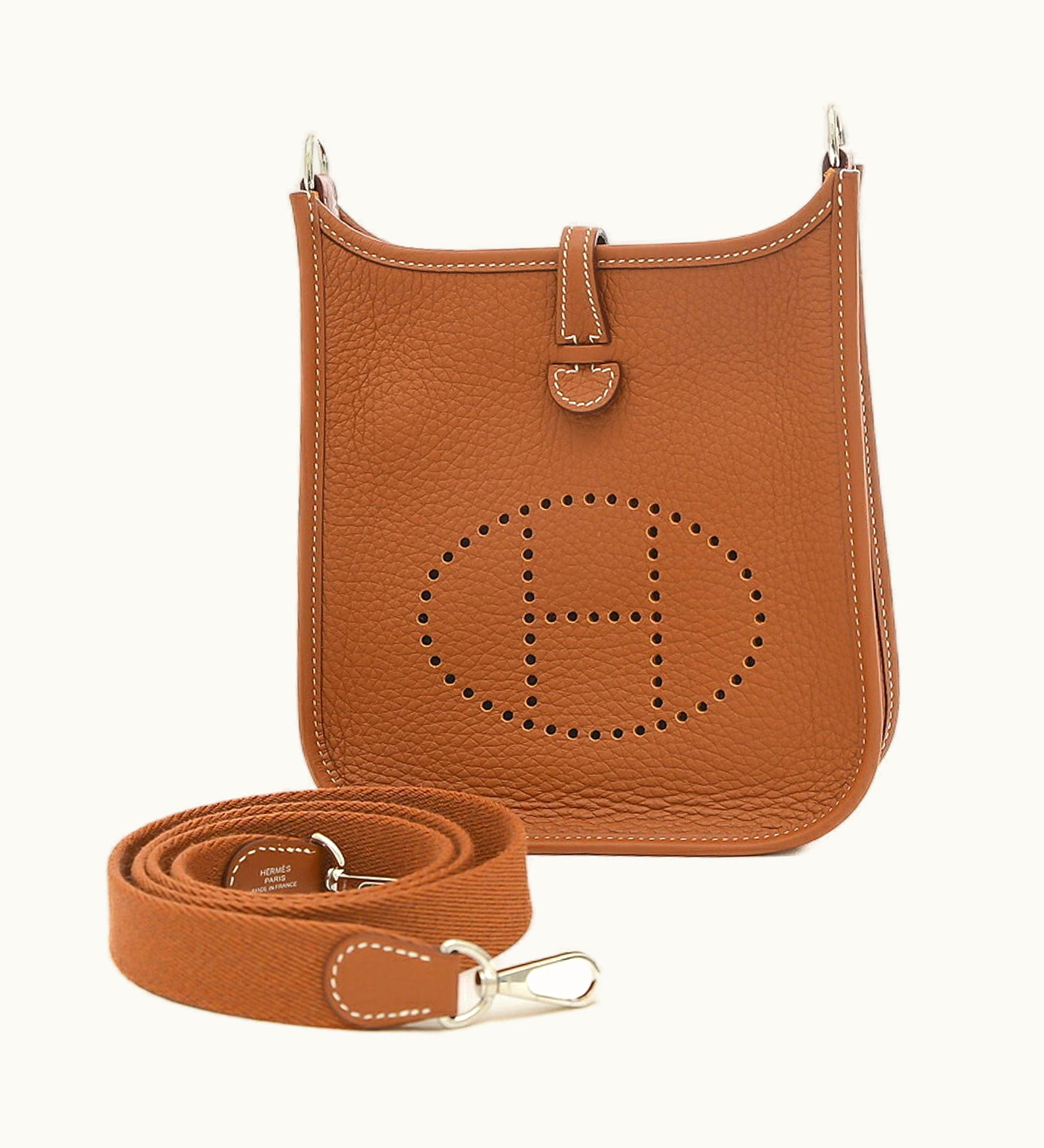Hermès Hermès Evelyne Tpm Amazon Taurillon Clemence Shoulder Bag Gold Silver Hardware U Stamp