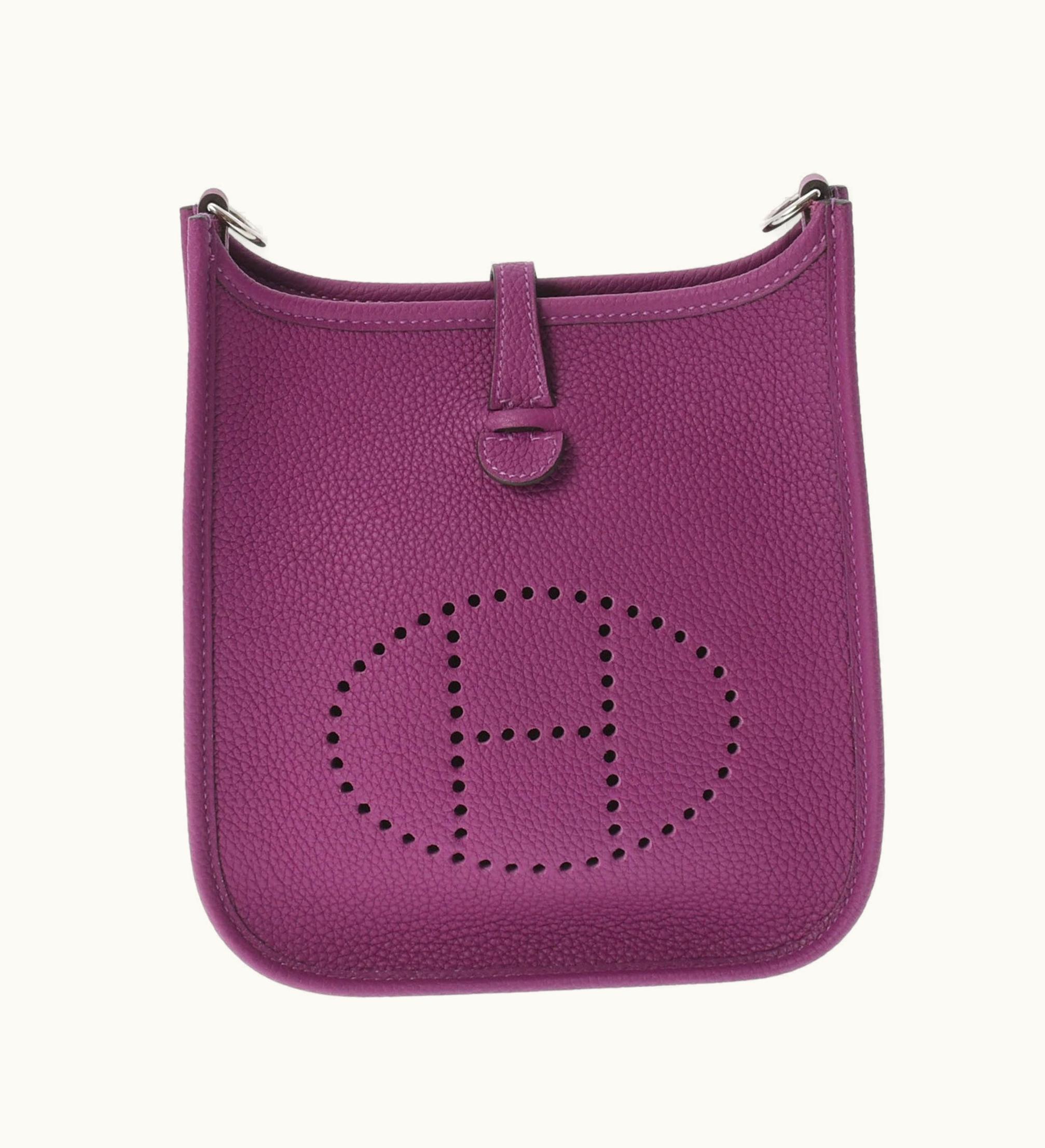 Hermès Hermès Evelyne Tpm Anemone Z Engraved (Around 2021) Ladies Taurillon Maurice Shoulder Bag