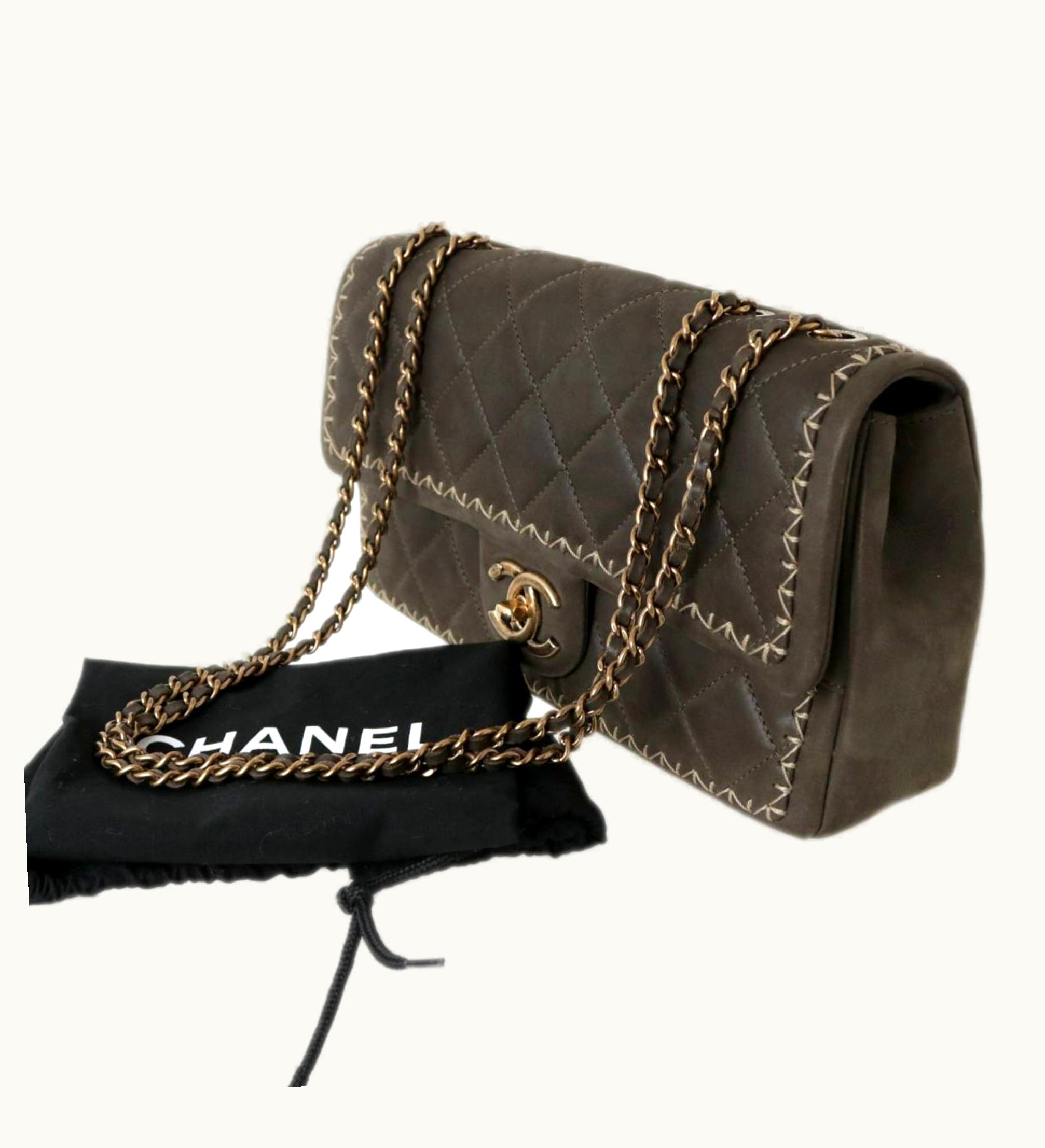 Chanel Chanel Matrasse Stitch Double Chain Shoulder Bag 2