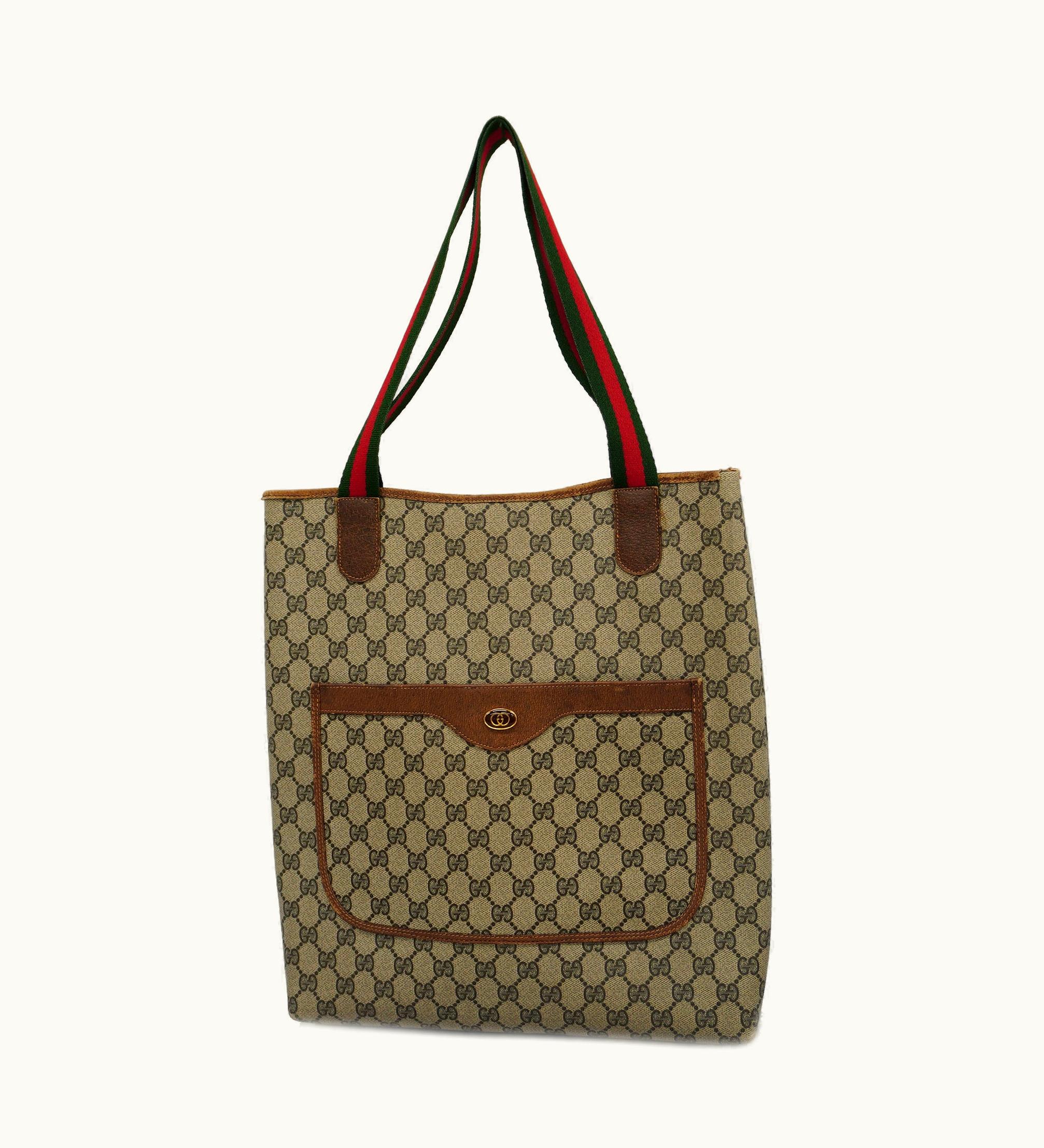Gucci Gucci Sherry Line Sherry Tote Bag 39 02 003 Women's GG Supreme, Leather