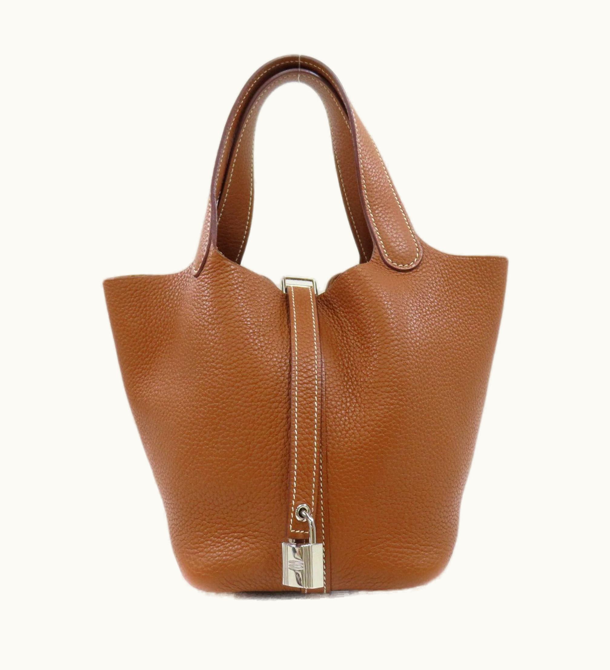 Hermès Picotin Lock PM Brown Handbag Taurillon Clemence Women's Hermes