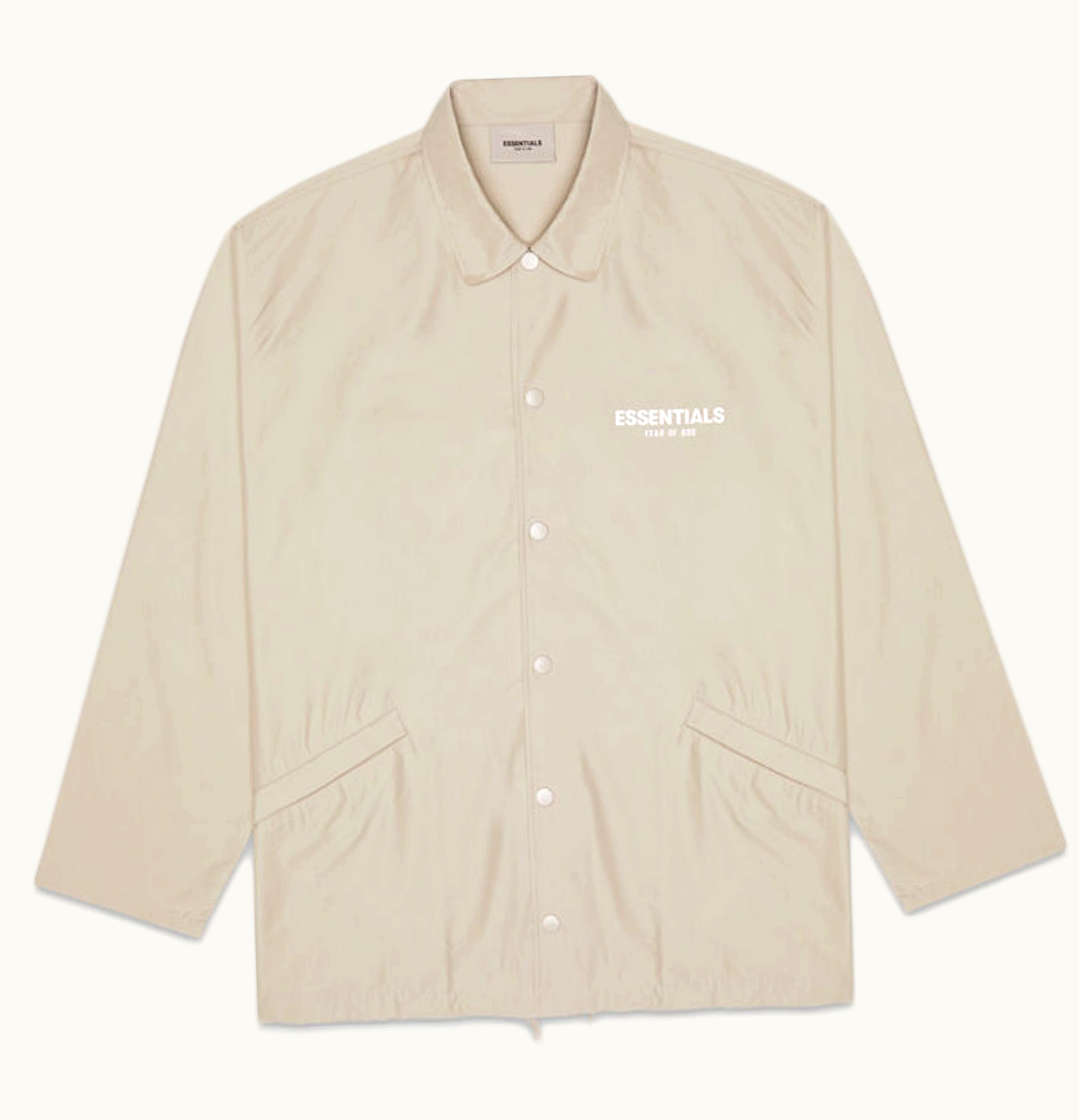 FEAR OF GOD FEAR OF GOD ESSENTIALS Coach Jacket Moss