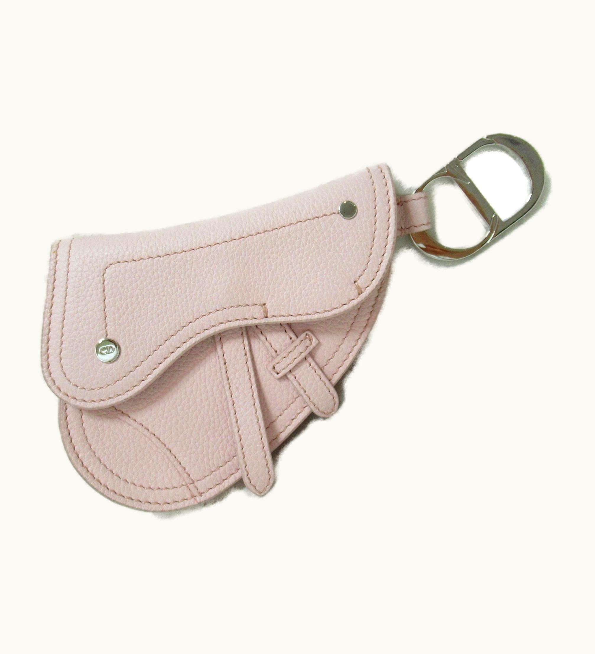 Dior Dior Saddle Pouch Pink Baby Pink Leather