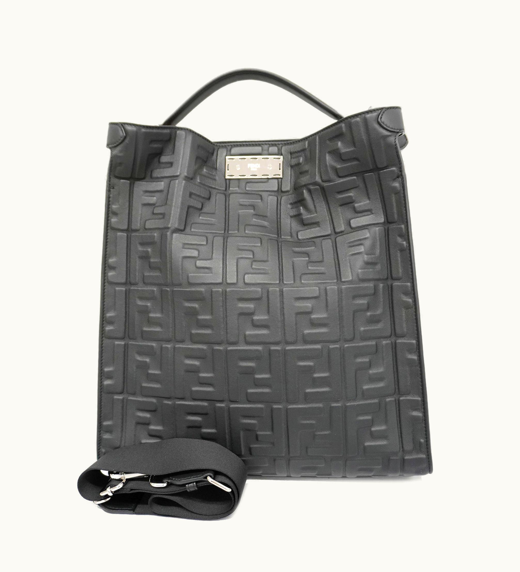 Fendi Fendi Peekaboo 2Way Bag X Light Fit Leather Handbag