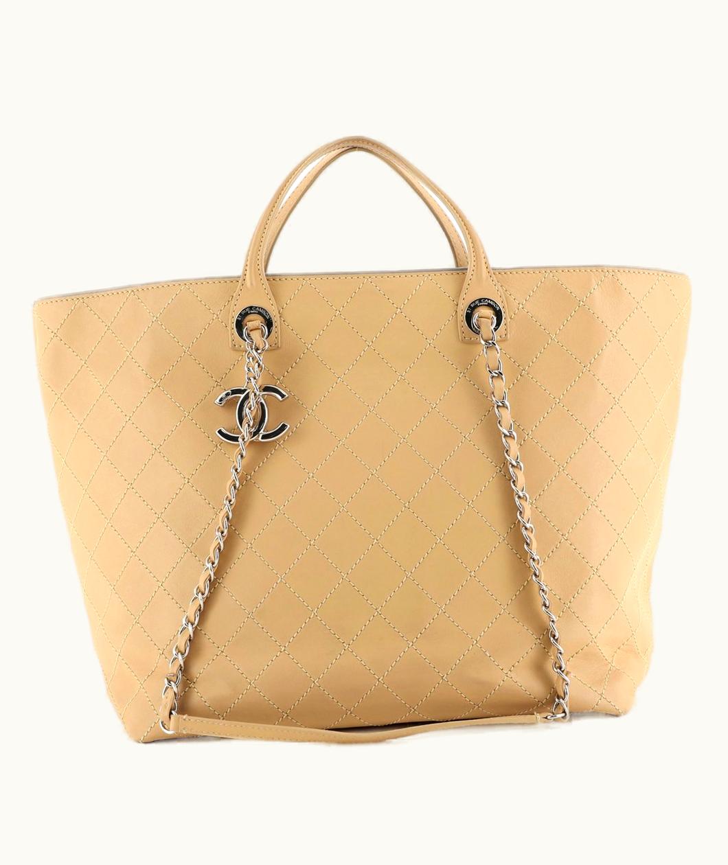 Chanel Chanel XL Calfskin Shopping Tote Bag