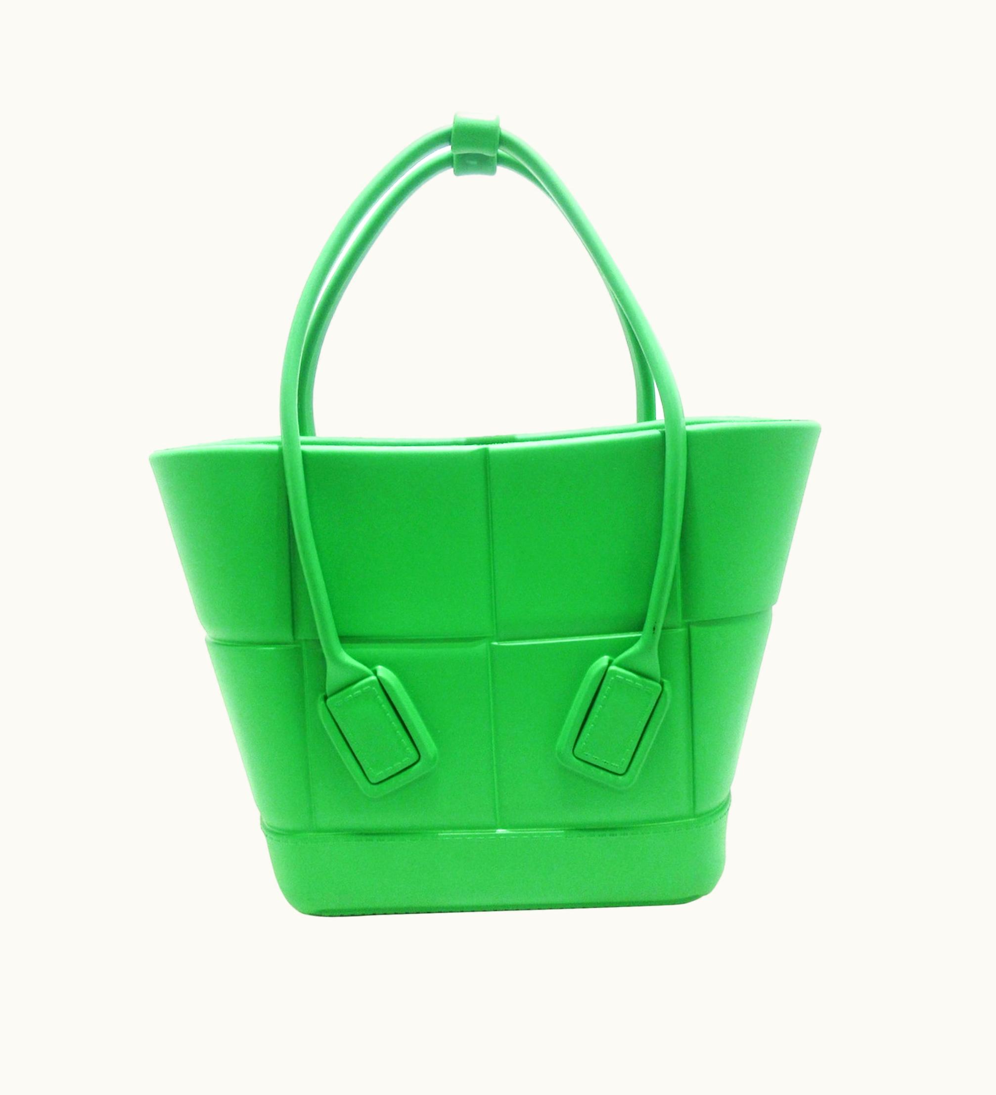 Bottega Veneta Bottega Veneta Mini Rubber Arco Shopping Bag